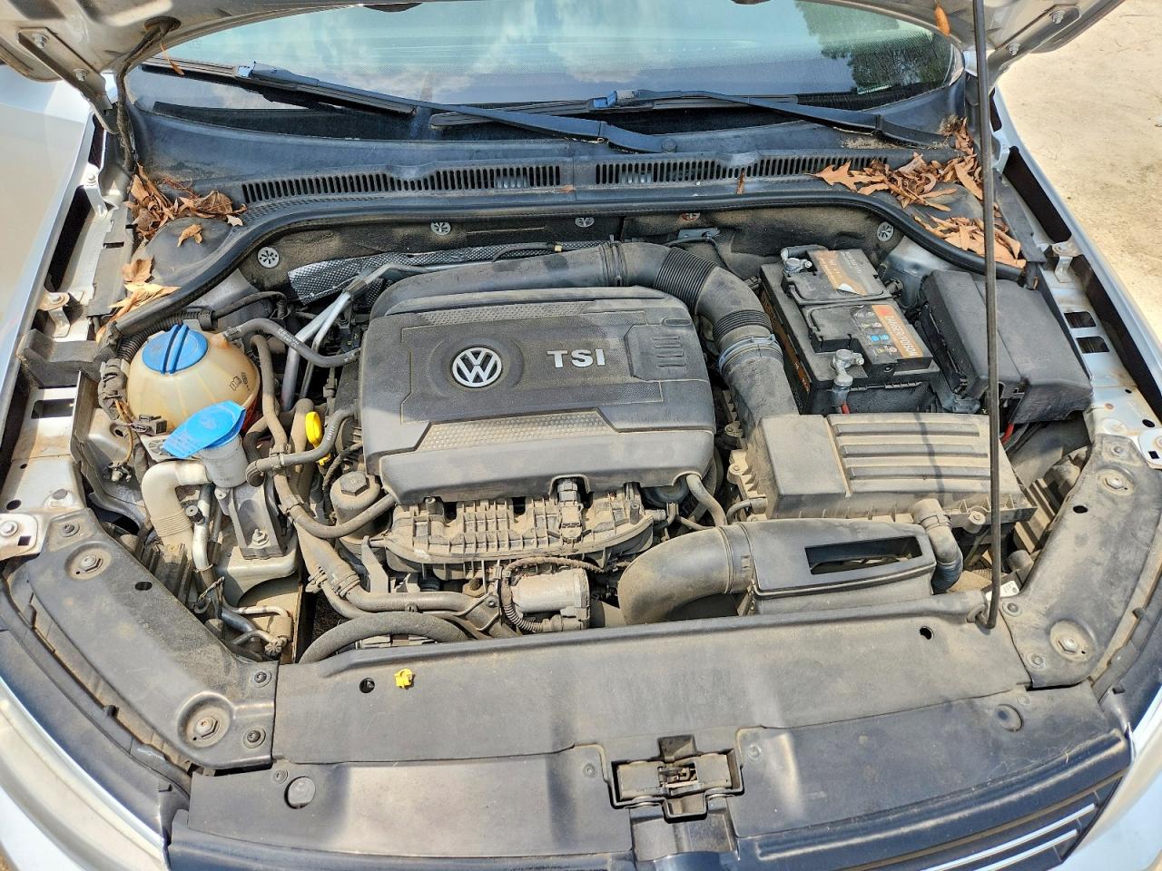 2014 Volkswagen Jetta Se Silver vin: 3VWD17AJ4EM289447