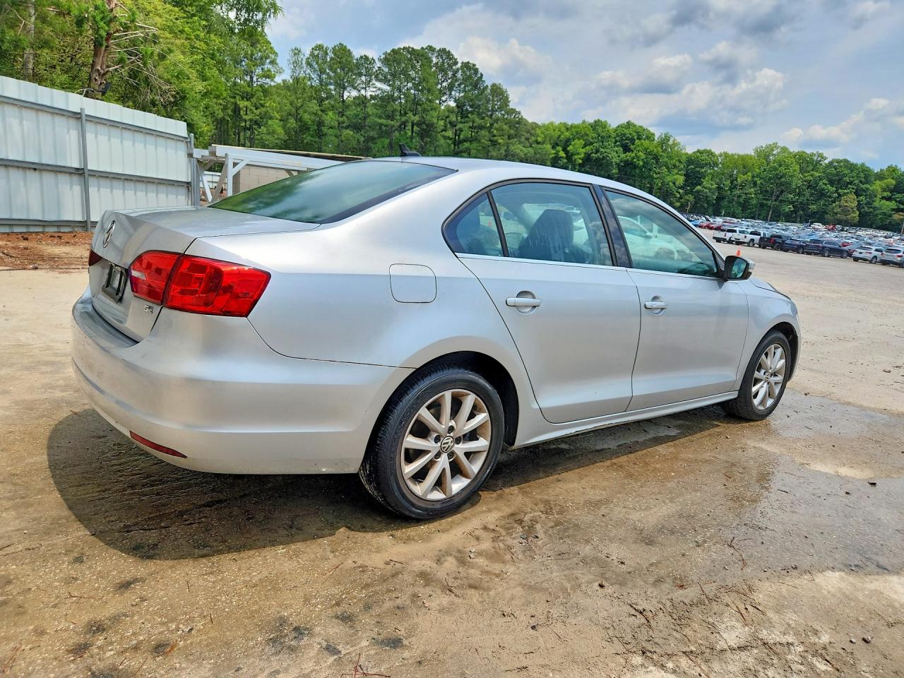 2014 Volkswagen Jetta Se Silver vin: 3VWD17AJ4EM289447