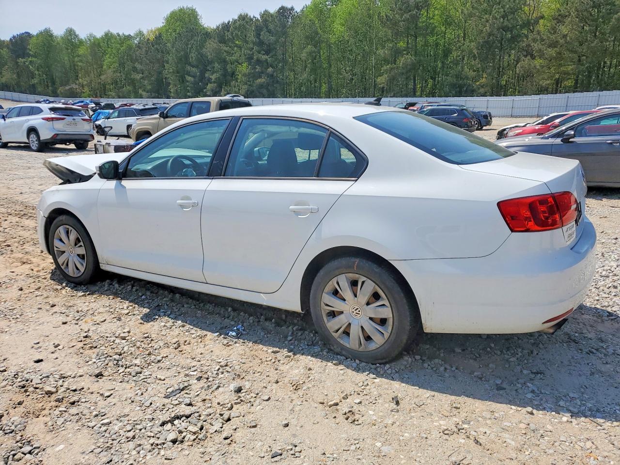 2014 Volkswagen Jetta Se Белый vin: 3VWD17AJ4EM294728