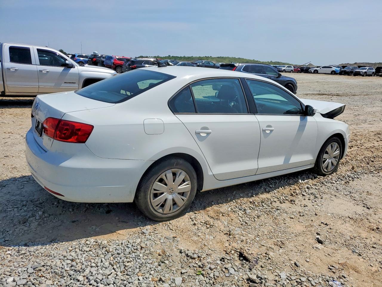 2014 Volkswagen Jetta Se Белый vin: 3VWD17AJ4EM294728