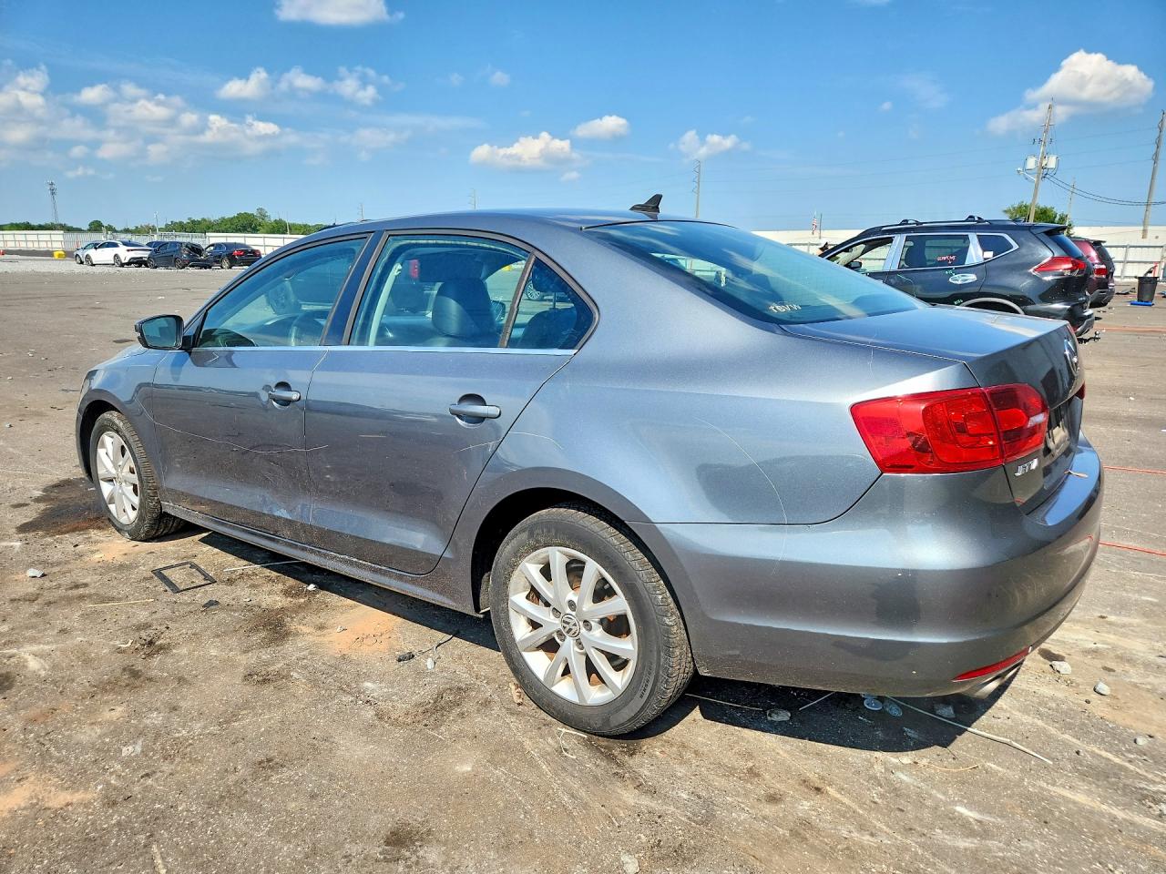 2014 Volkswagen Jetta Se Серый vin: 3VWD17AJ4EM296611