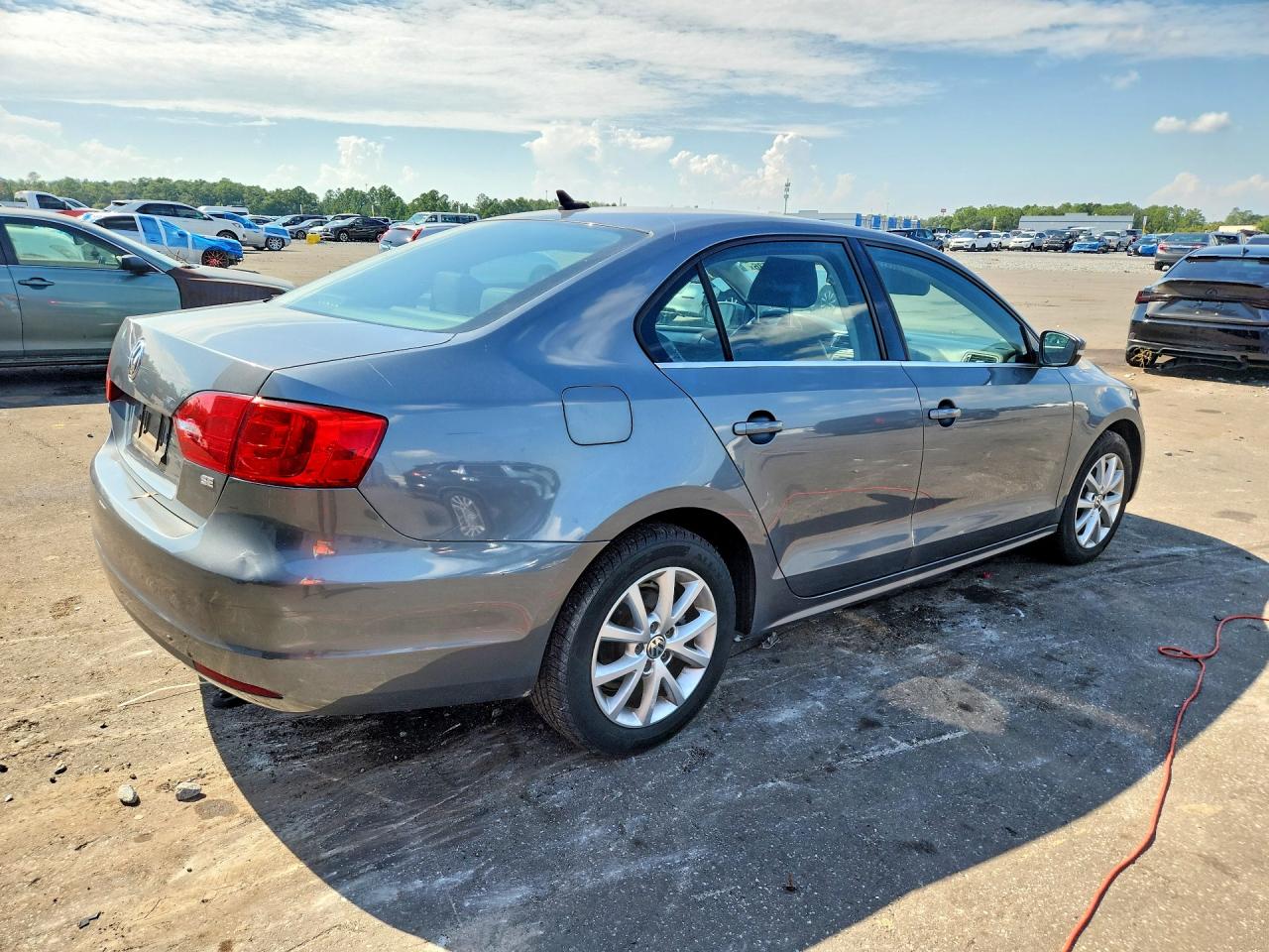 2014 Volkswagen Jetta Se Серый vin: 3VWD17AJ4EM296611
