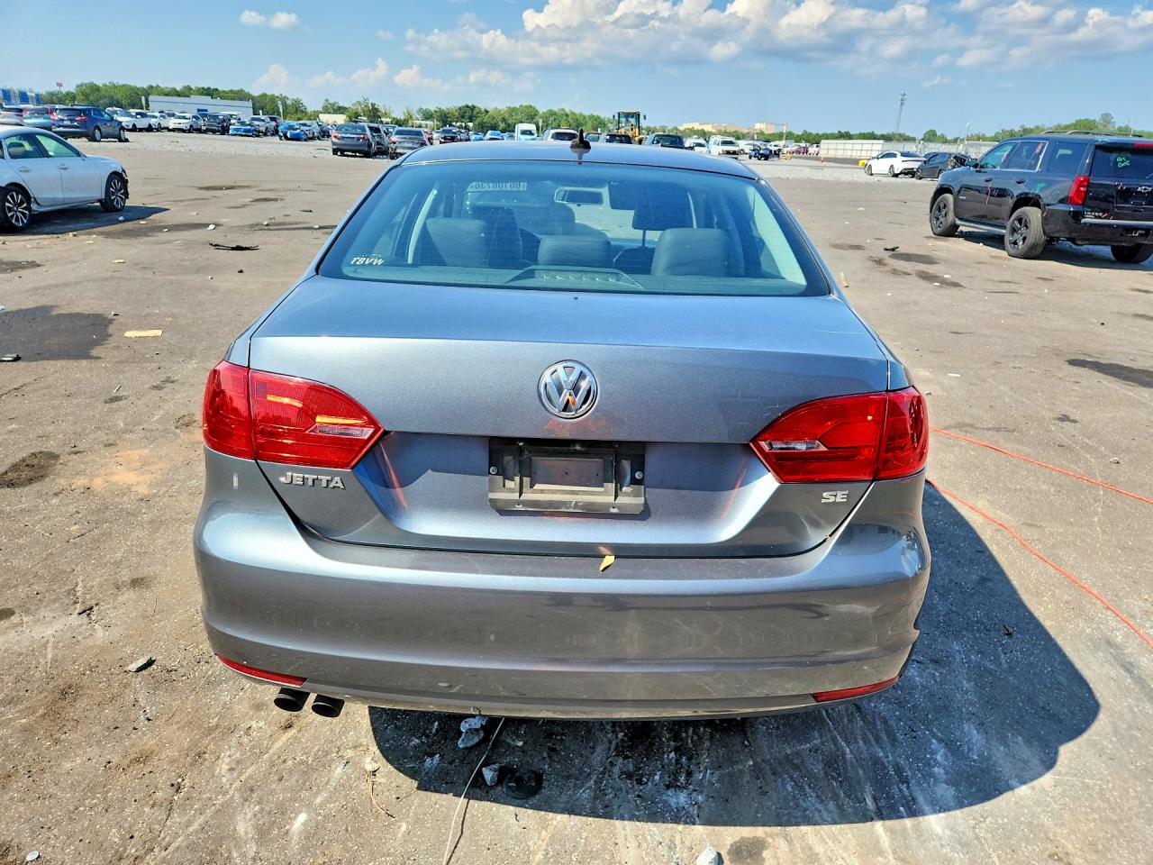 2014 Volkswagen Jetta Se Серый vin: 3VWD17AJ4EM296611