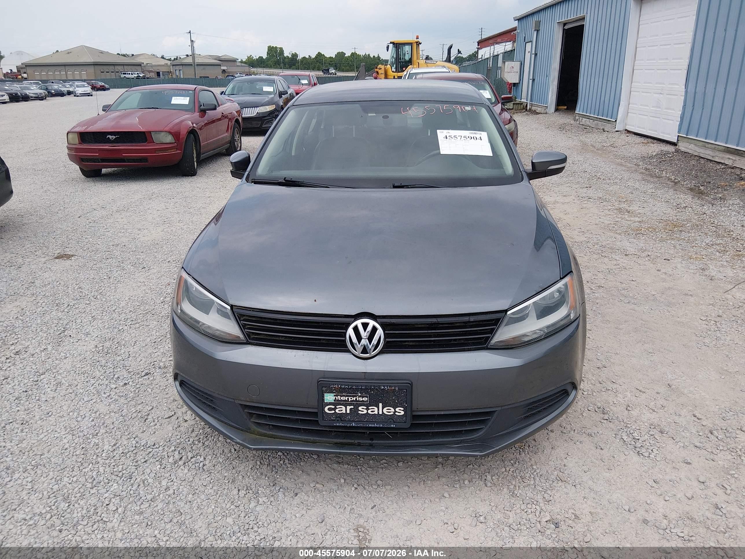 2014 Volkswagen Jetta 1.8t Se Gray vin: 3VWD17AJ4EM309678