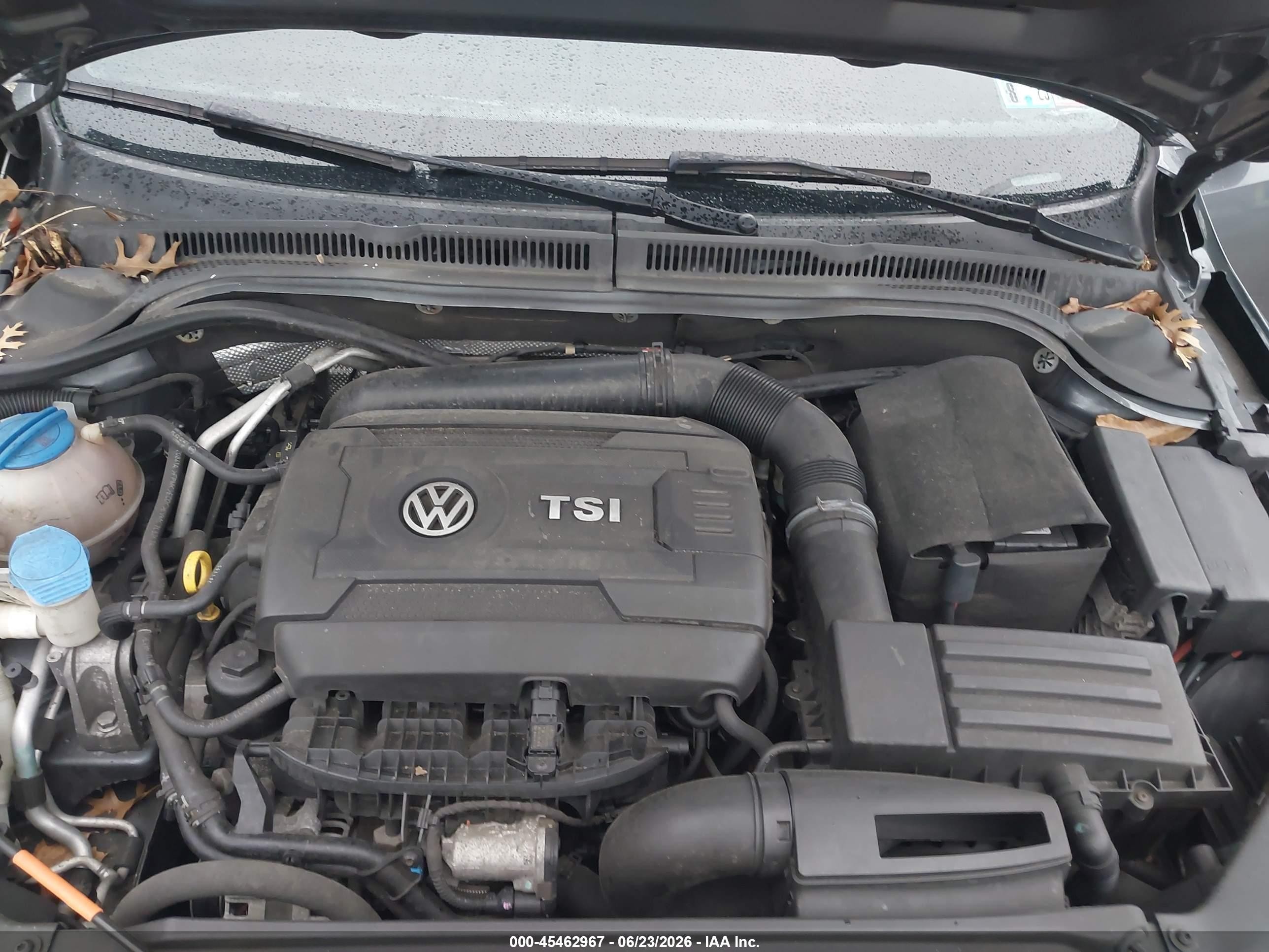 2014 Volkswagen Jetta 1.8t Se Gray vin: 3VWD17AJ4EM373414