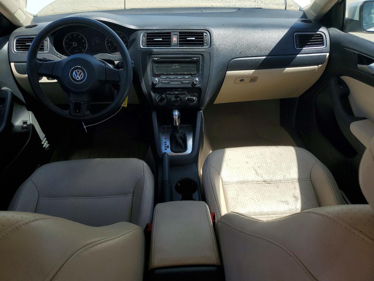 2014 Volkswagen Jetta Se White vin: 3VWD17AJ4EM420909
