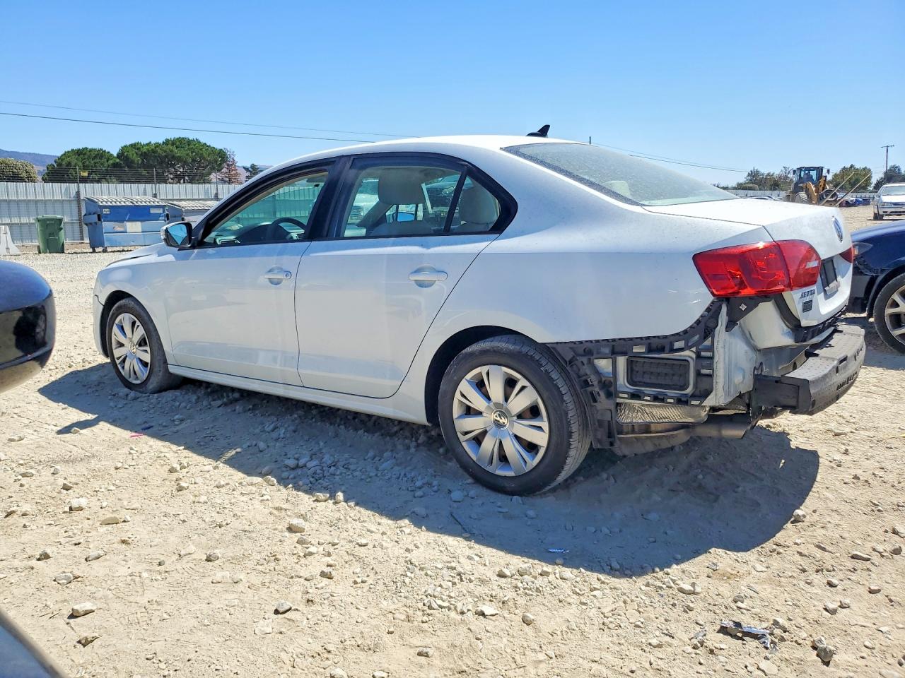 2014 Volkswagen Jetta Se White vin: 3VWD17AJ4EM420909