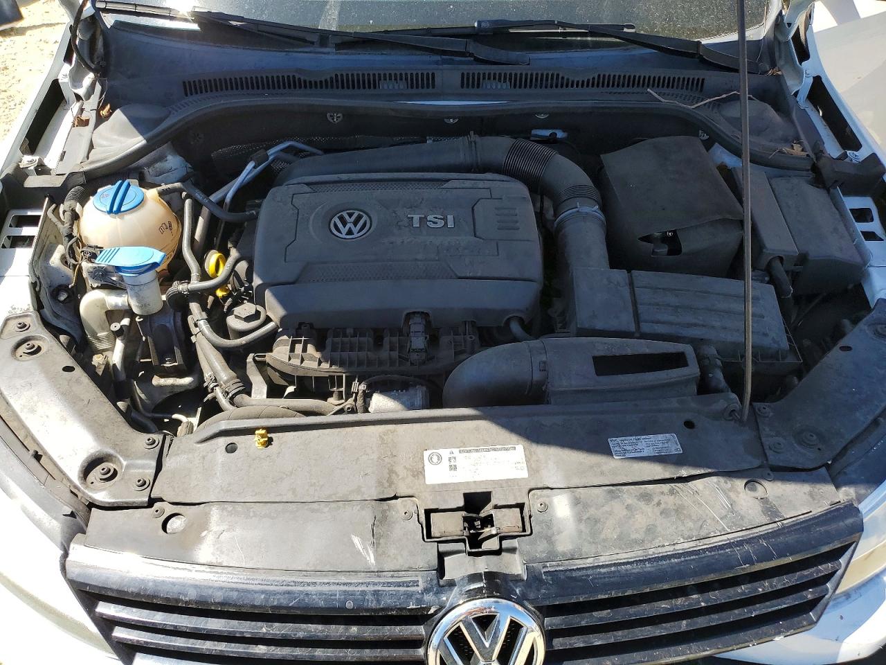 2014 Volkswagen Jetta Se White vin: 3VWD17AJ4EM420909