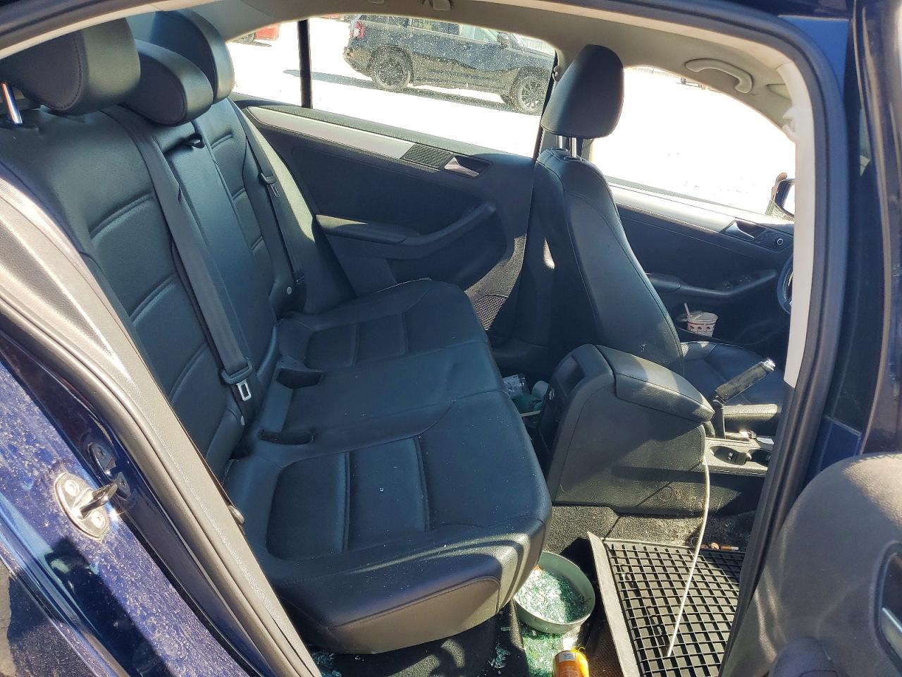 2014 Volkswagen Jetta Se Blue vin: 3VWD17AJ4EM430114