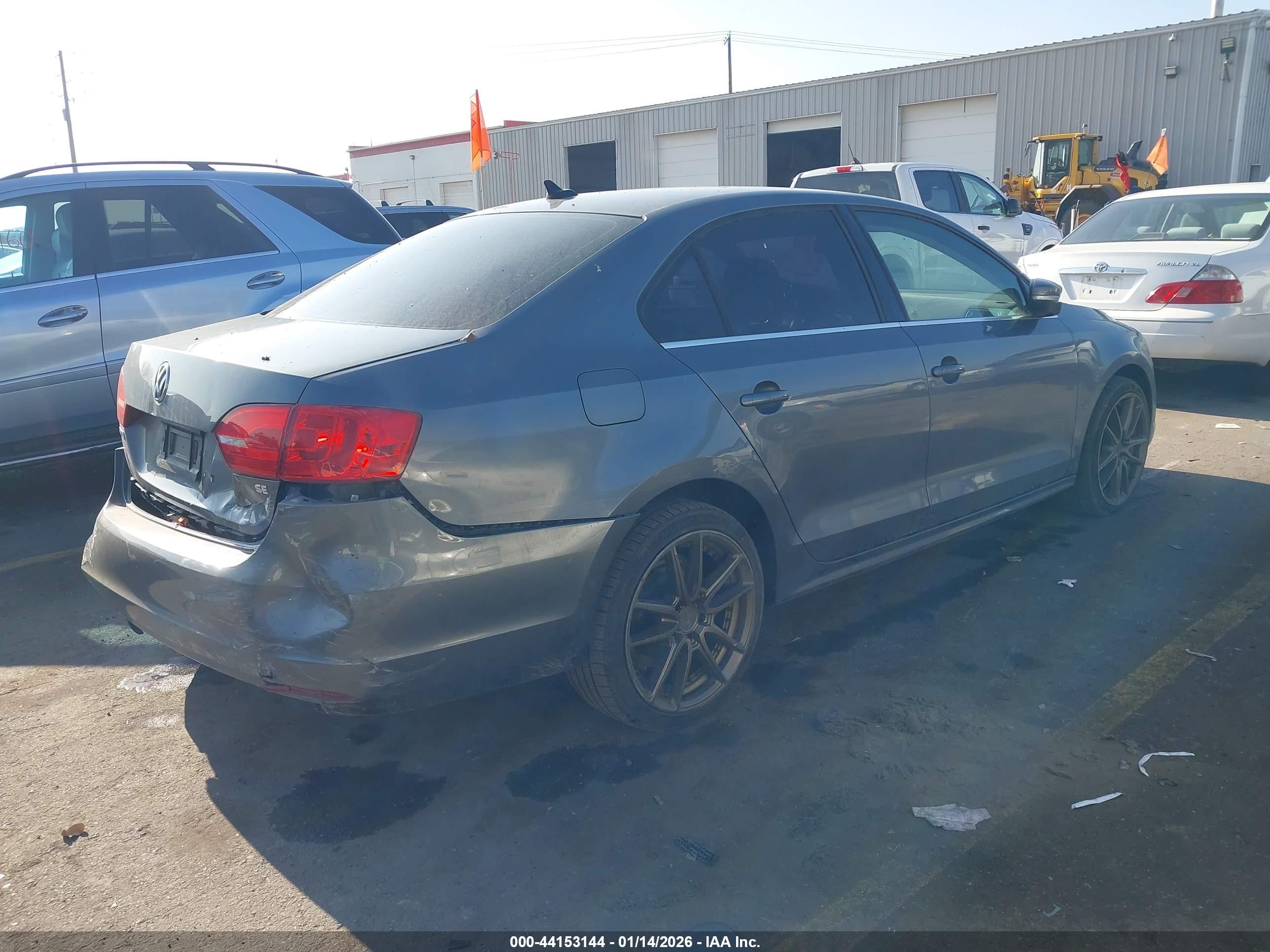 2014 Volkswagen Jetta 1.8t Se Gray vin: 3VWD17AJ4EM439153
