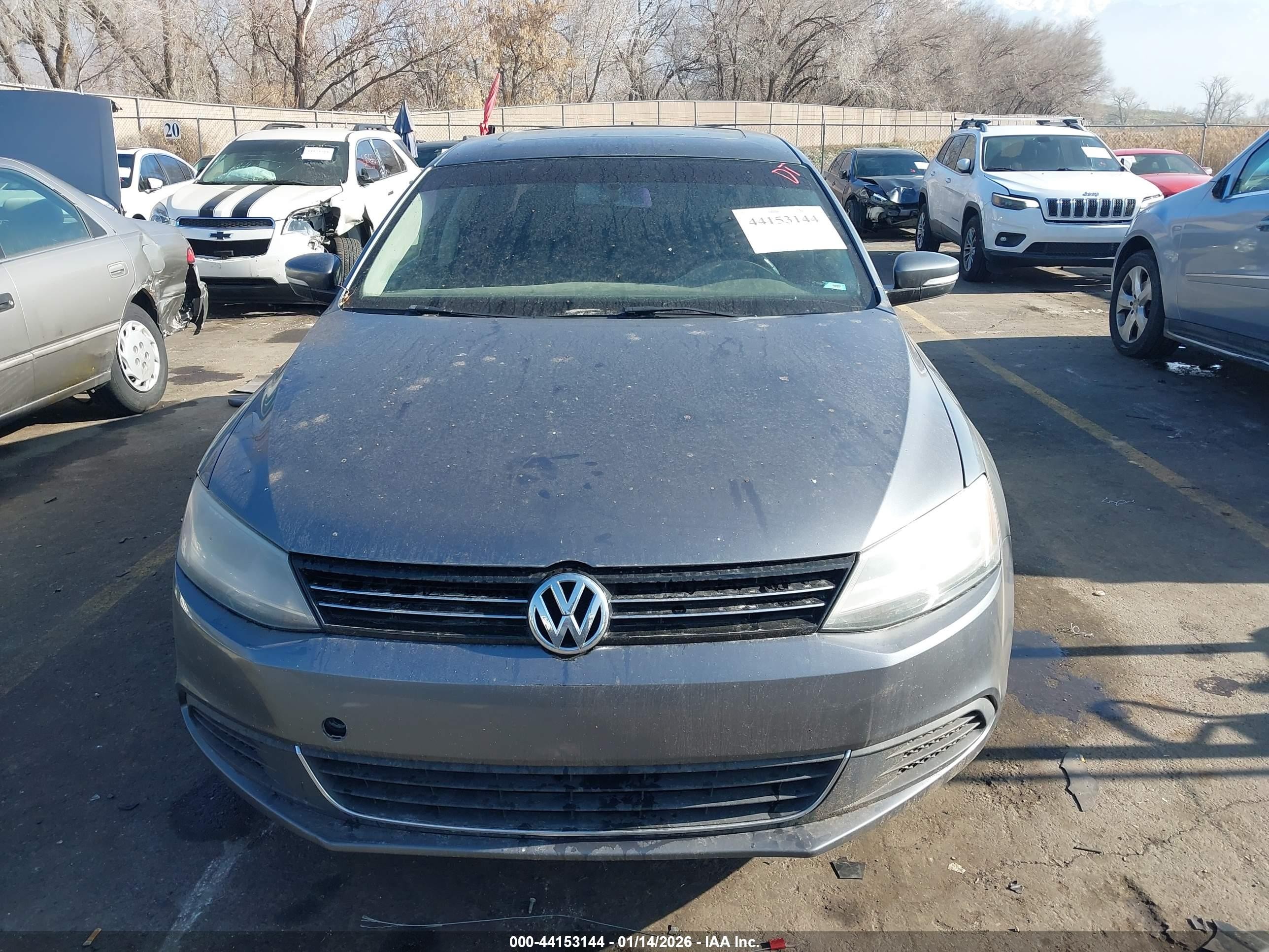 2014 Volkswagen Jetta 1.8t Se Gray vin: 3VWD17AJ4EM439153