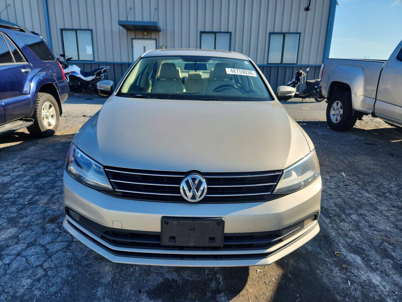 2015 Volkswagen Jetta Se Золотой vin: 3VWD17AJ4FM204270