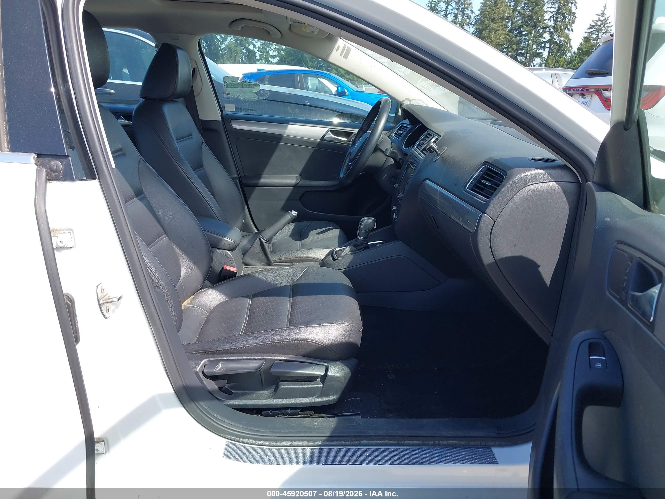 2015 Volkswagen Jetta 1.8t Se White vin: 3VWD17AJ4FM286047