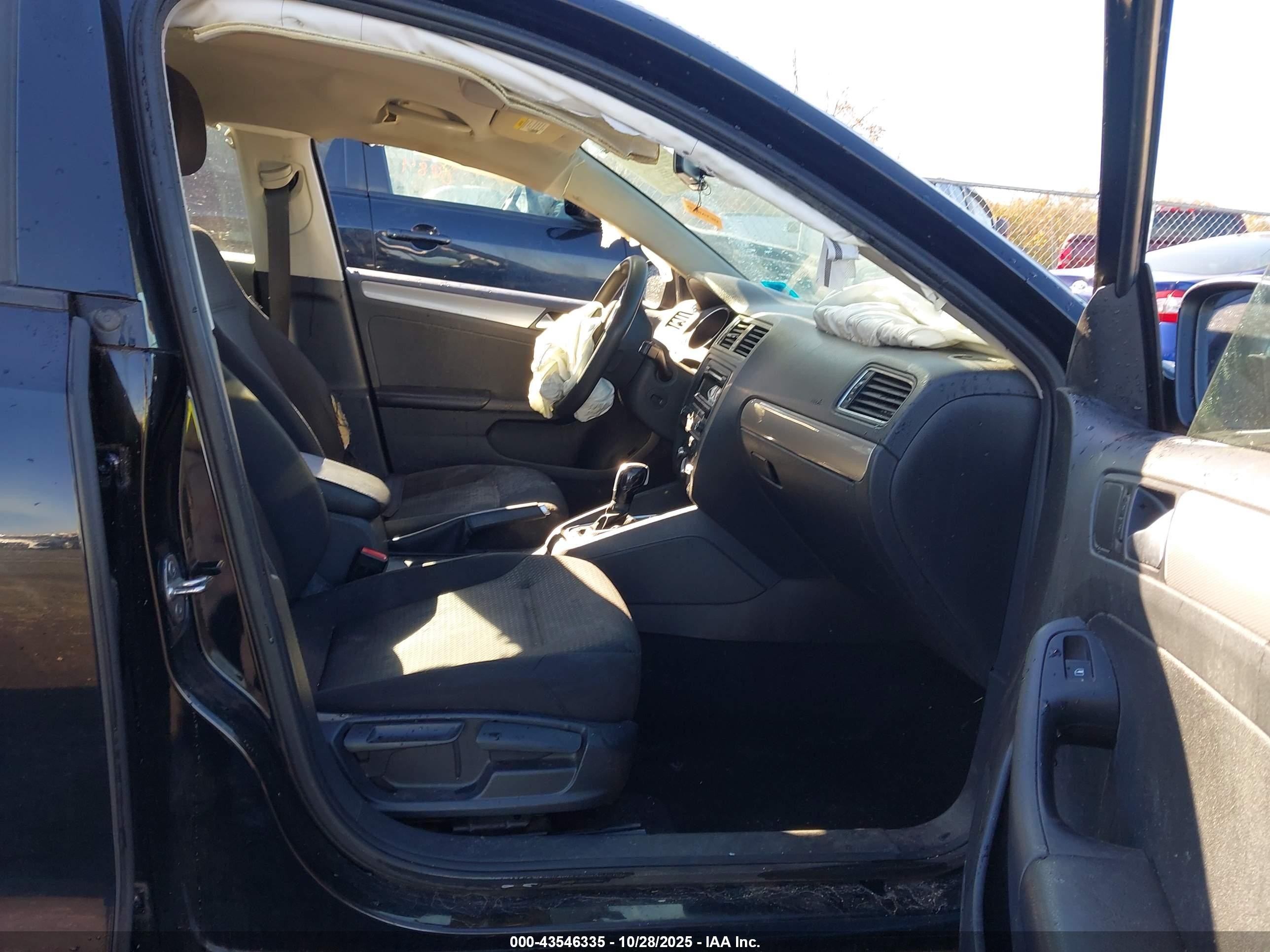 2015 Volkswagen Jetta 1.8t Se Black vin: 3VWD17AJ4FM321993