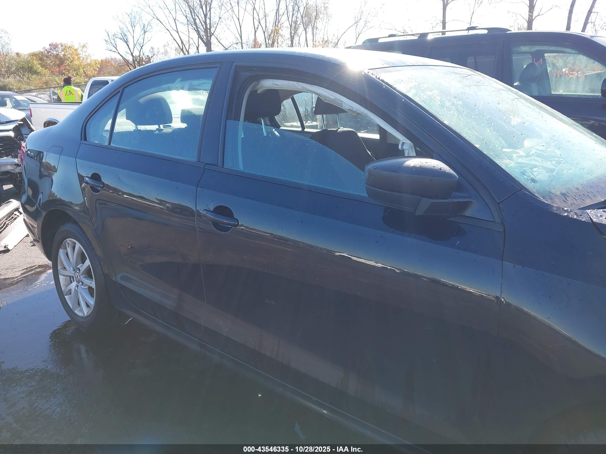 2015 Volkswagen Jetta 1.8t Se Black vin: 3VWD17AJ4FM321993