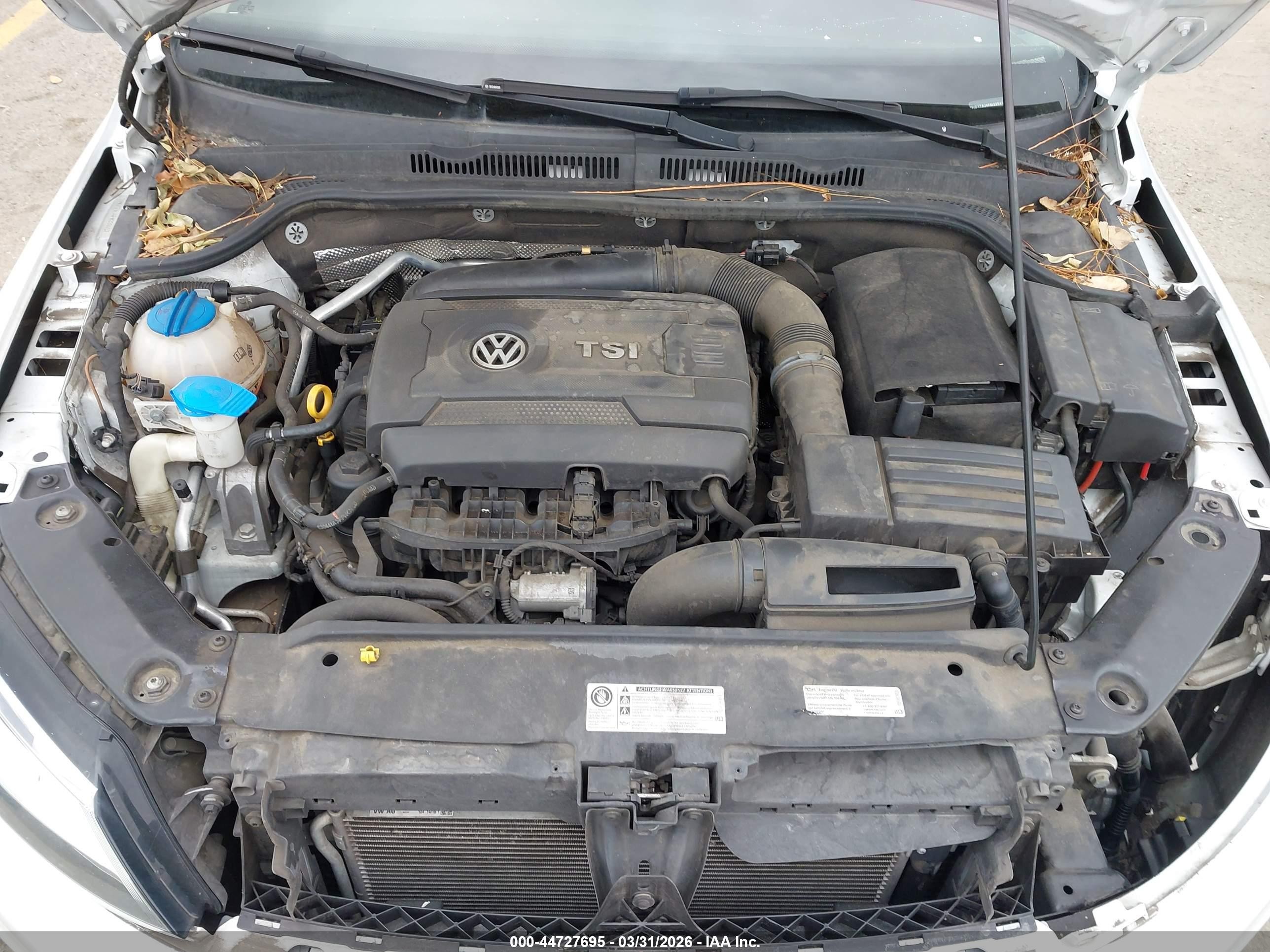 2015 Volkswagen Jetta 1.8t Se White vin: 3VWD17AJ4FM339457
