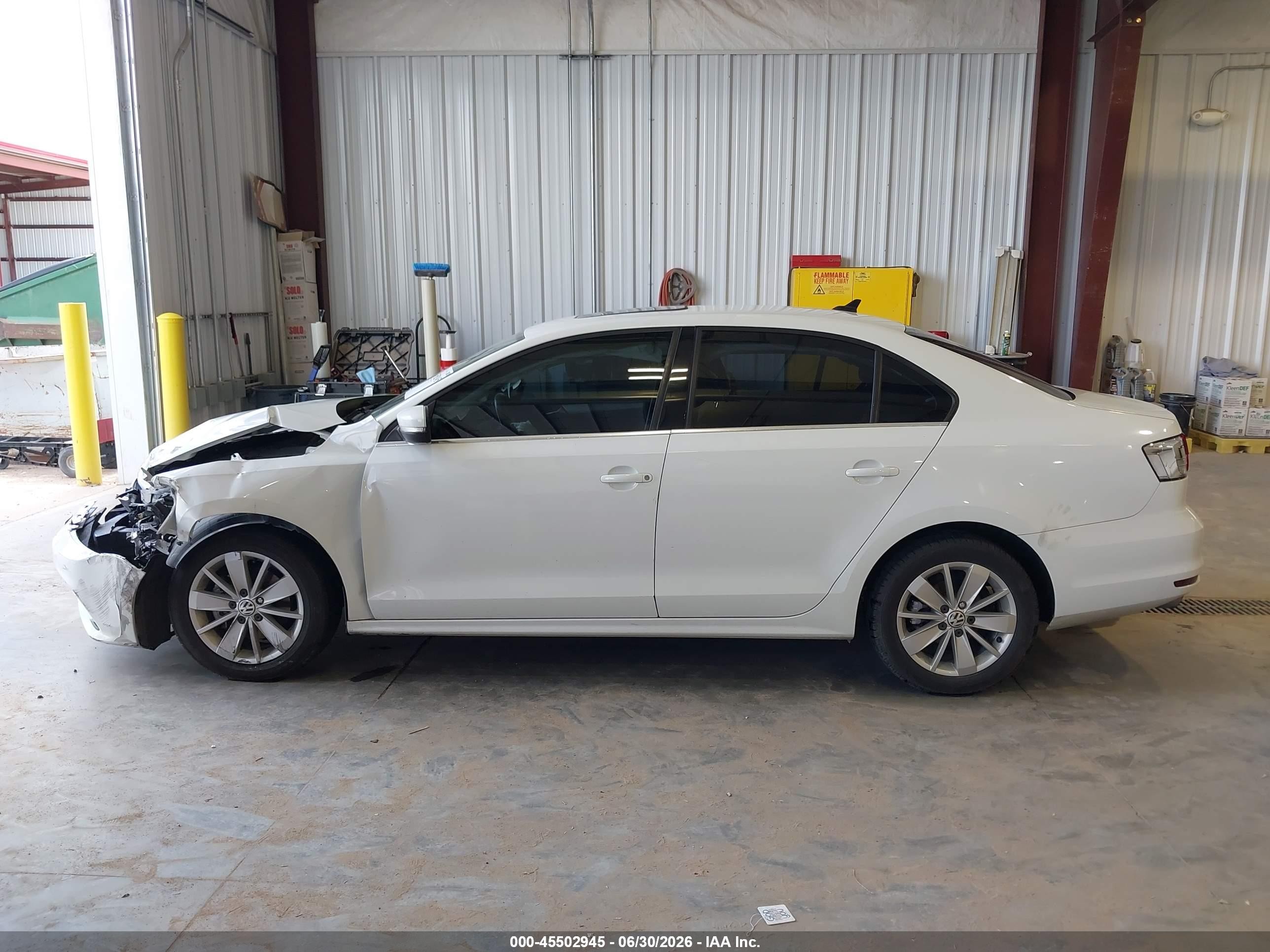 2015 Volkswagen Jetta 1.8t Se Белый vin: 3VWD17AJ4FM406218