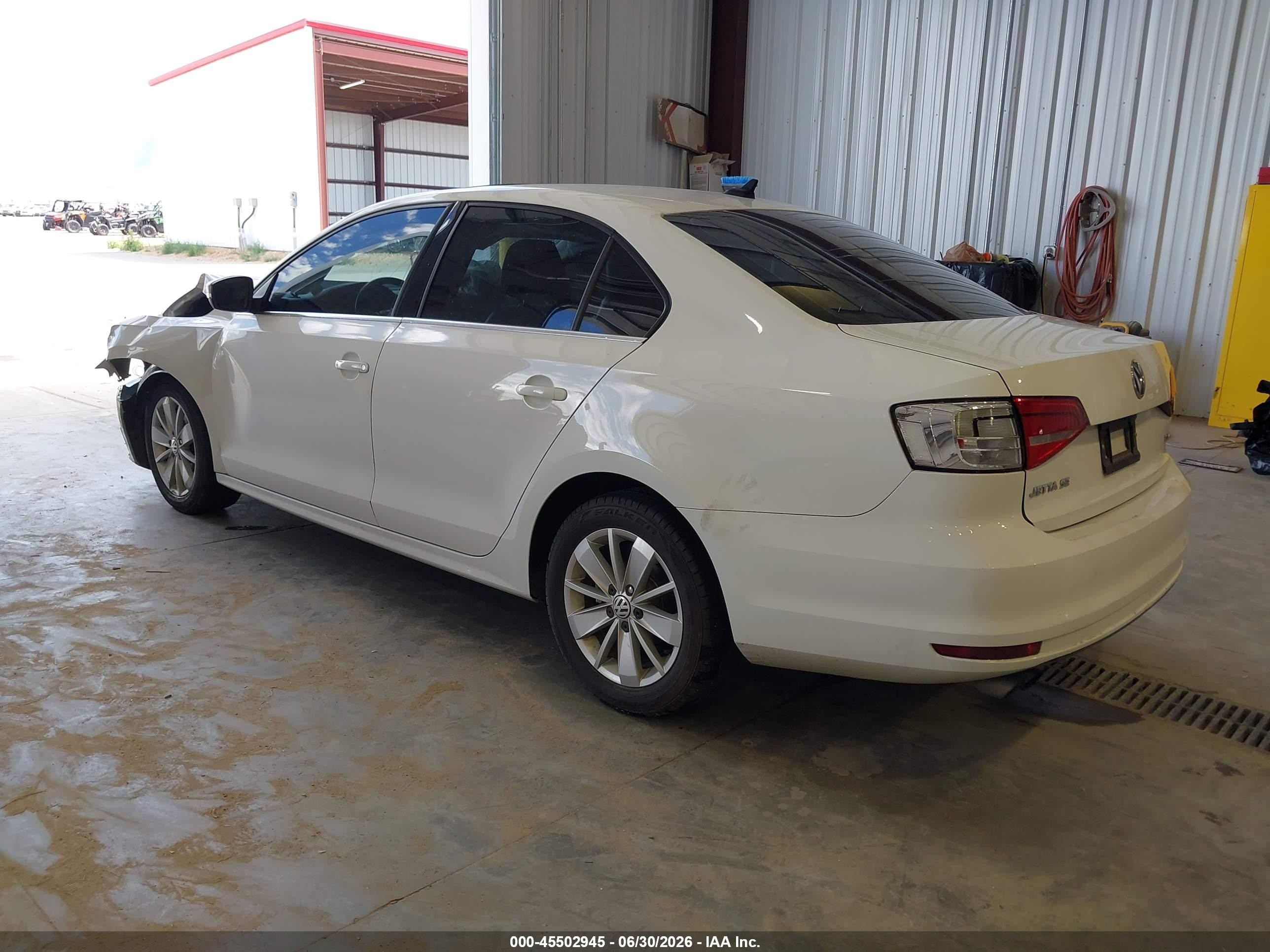2015 Volkswagen Jetta 1.8t Se Белый vin: 3VWD17AJ4FM406218