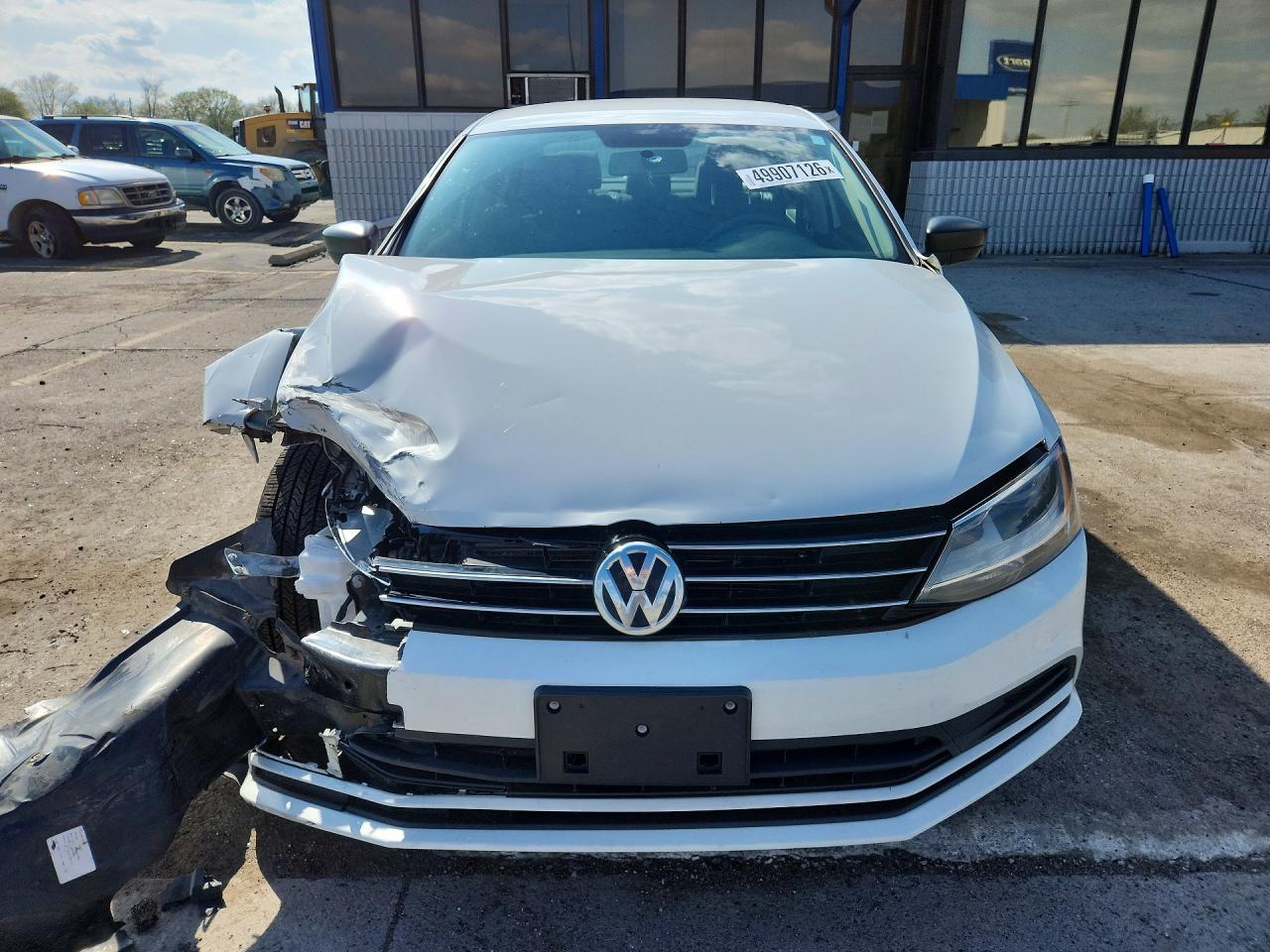2015 Volkswagen Jetta Se White vin: 3VWD17AJ4FM413878