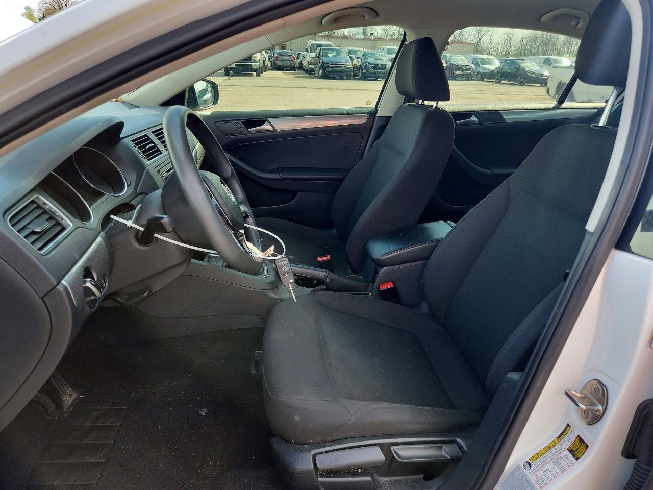 2015 Volkswagen Jetta Se White vin: 3VWD17AJ4FM413878