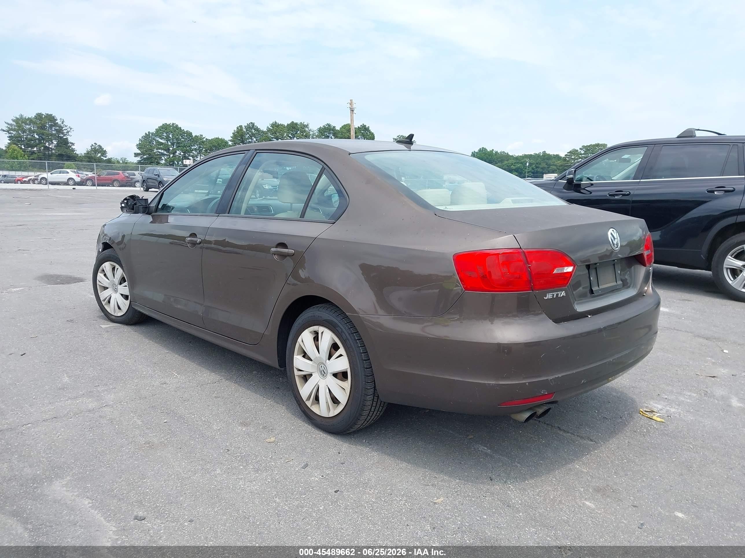 2014 Volkswagen Jetta 1.8t Se Brown vin: 3VWD17AJ5EM211145