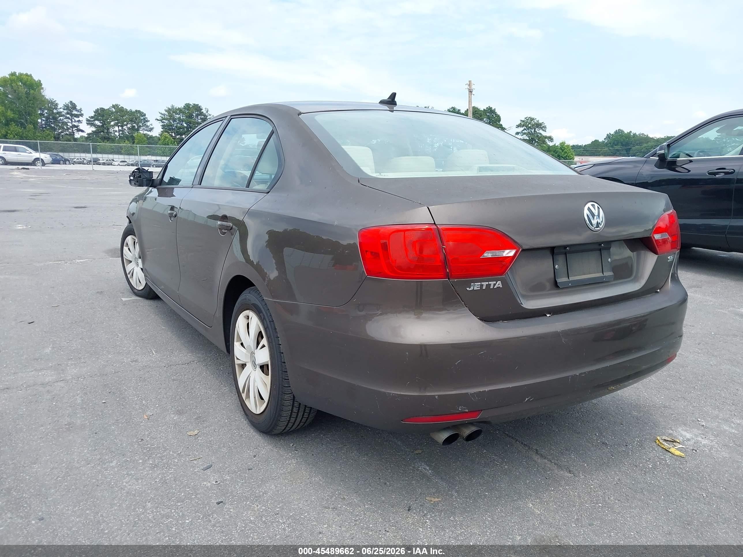 2014 Volkswagen Jetta 1.8t Se Brown vin: 3VWD17AJ5EM211145