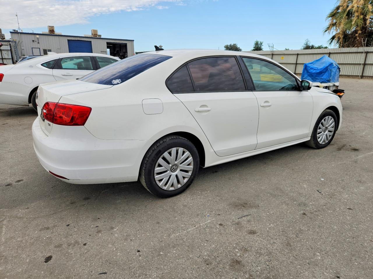 2014 Volkswagen Jetta Se White vin: 3VWD17AJ5EM237972