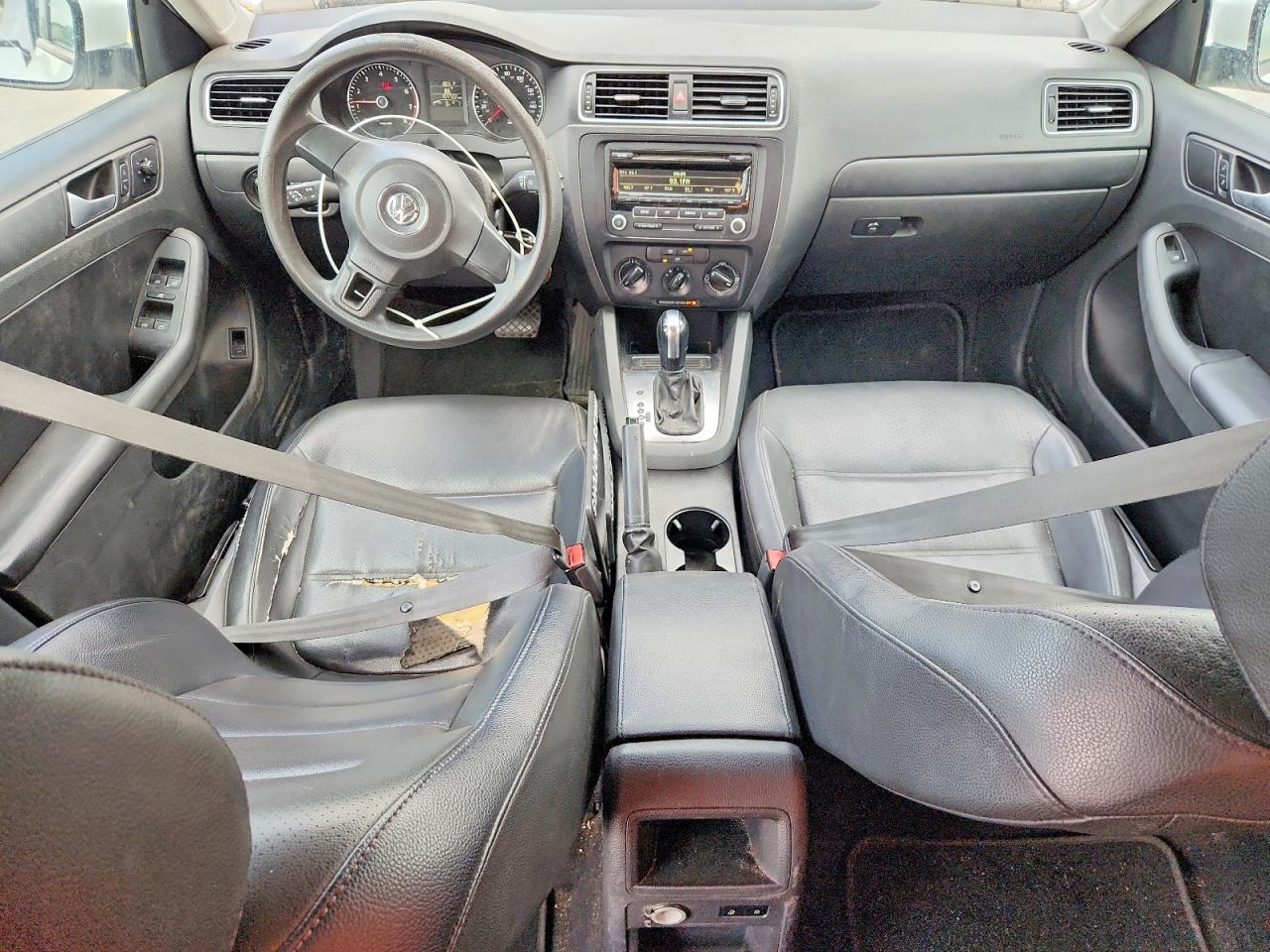 2014 Volkswagen Jetta Se White vin: 3VWD17AJ5EM237972