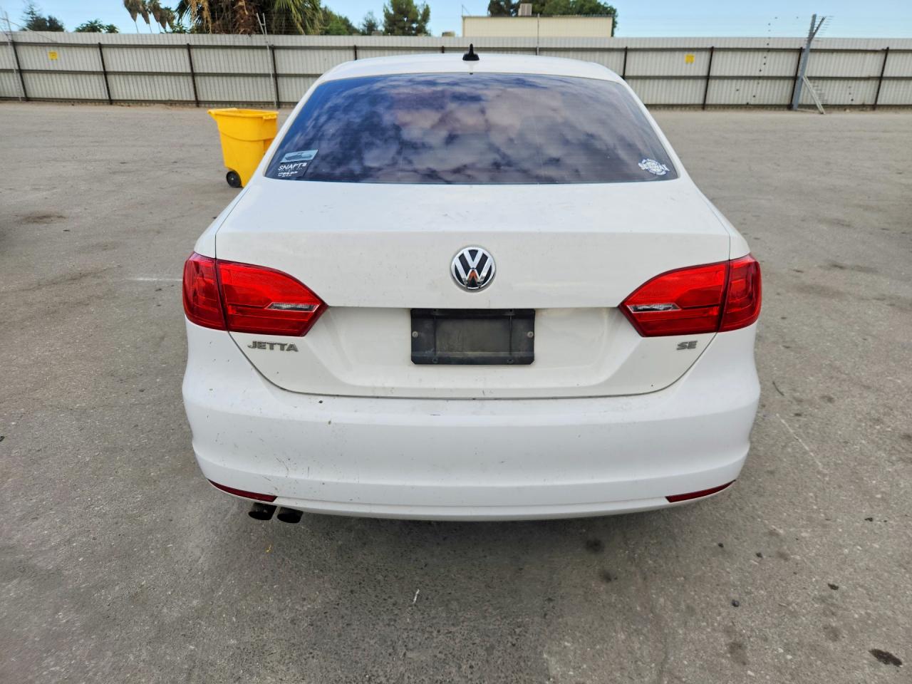 2014 Volkswagen Jetta Se White vin: 3VWD17AJ5EM237972