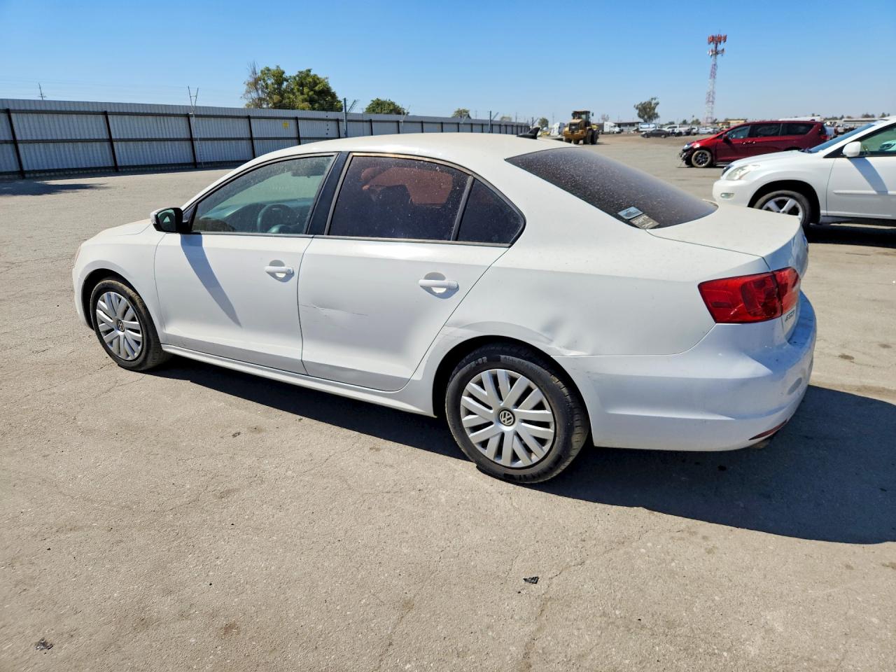 2014 Volkswagen Jetta Se White vin: 3VWD17AJ5EM237972