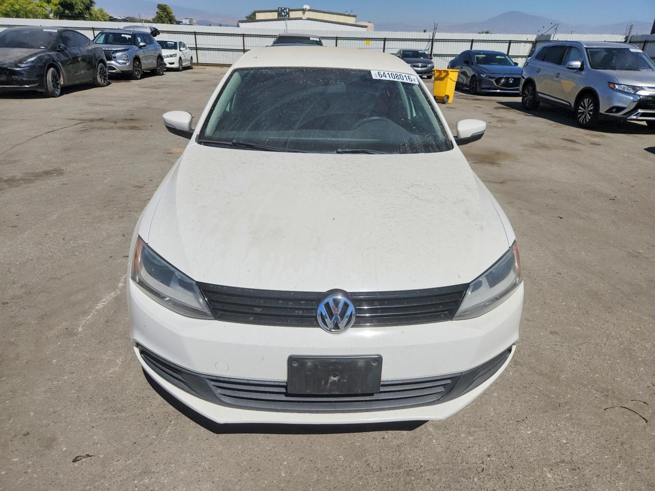 2014 Volkswagen Jetta Se White vin: 3VWD17AJ5EM237972