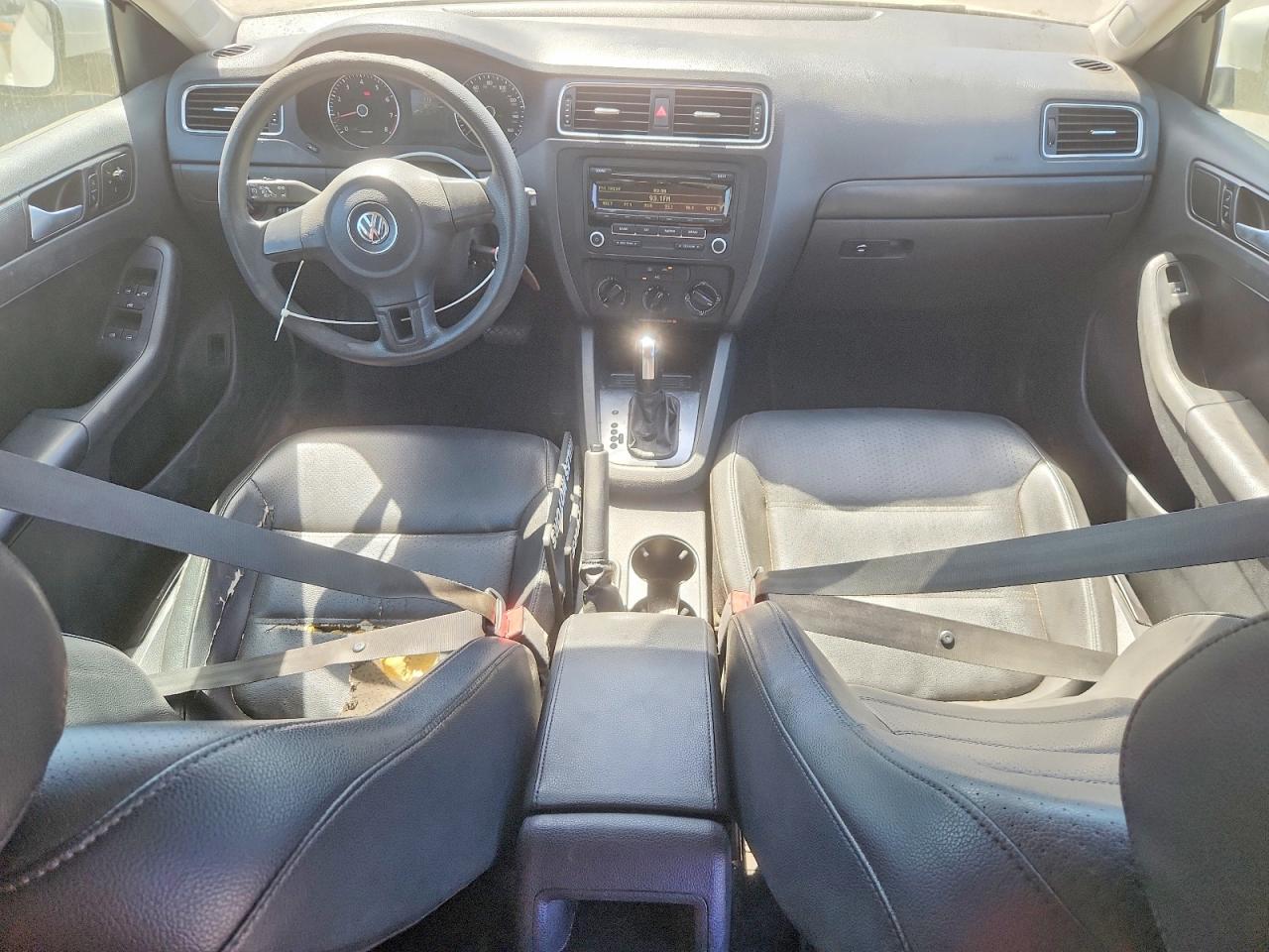 2014 Volkswagen Jetta Se White vin: 3VWD17AJ5EM237972