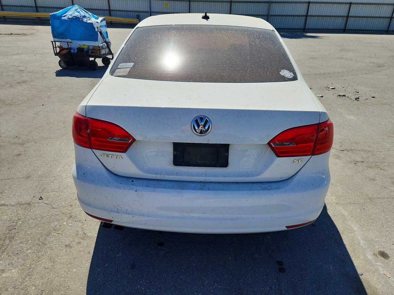 2014 Volkswagen Jetta Se White vin: 3VWD17AJ5EM237972