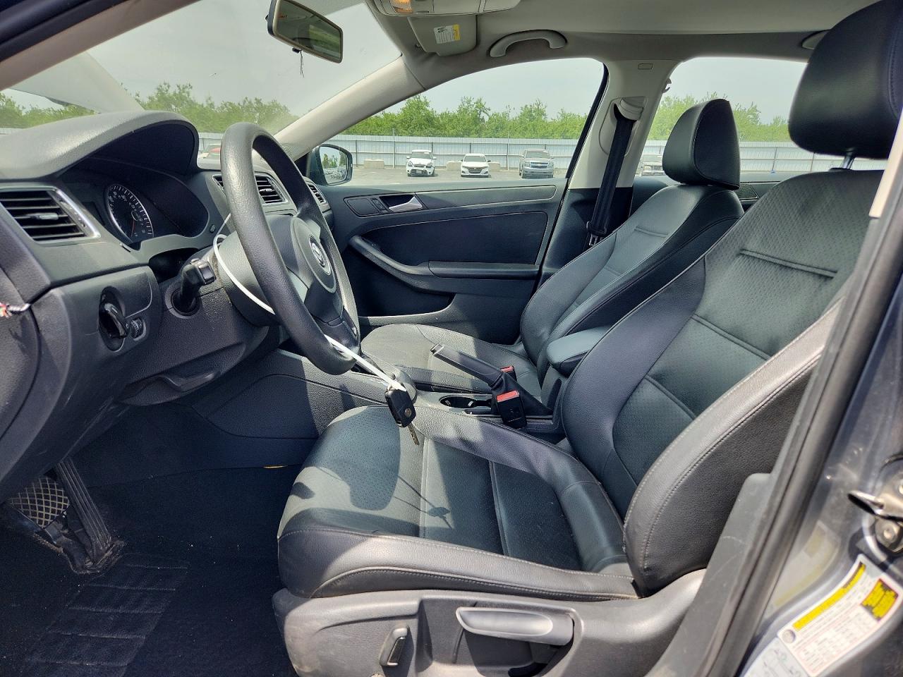 2014 Volkswagen Jetta Se Gray vin: 3VWD17AJ5EM249927