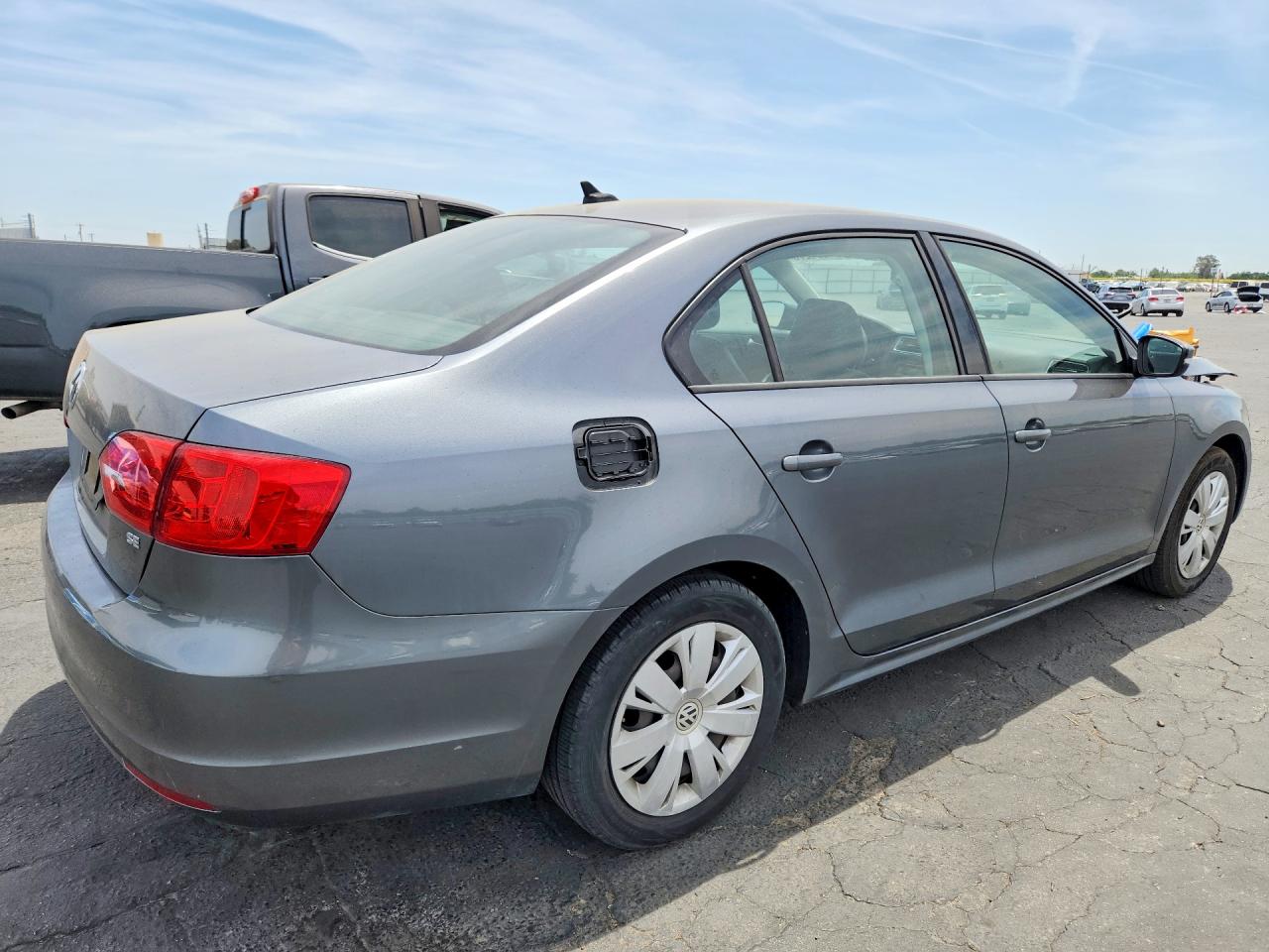 2014 Volkswagen Jetta Se Gray vin: 3VWD17AJ5EM249927