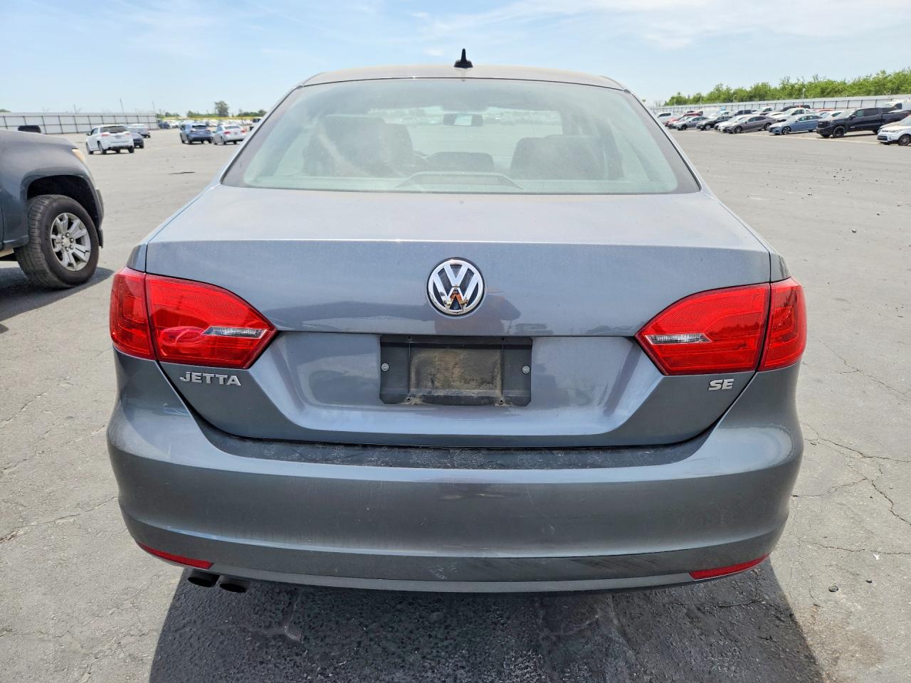 2014 Volkswagen Jetta Se Gray vin: 3VWD17AJ5EM249927