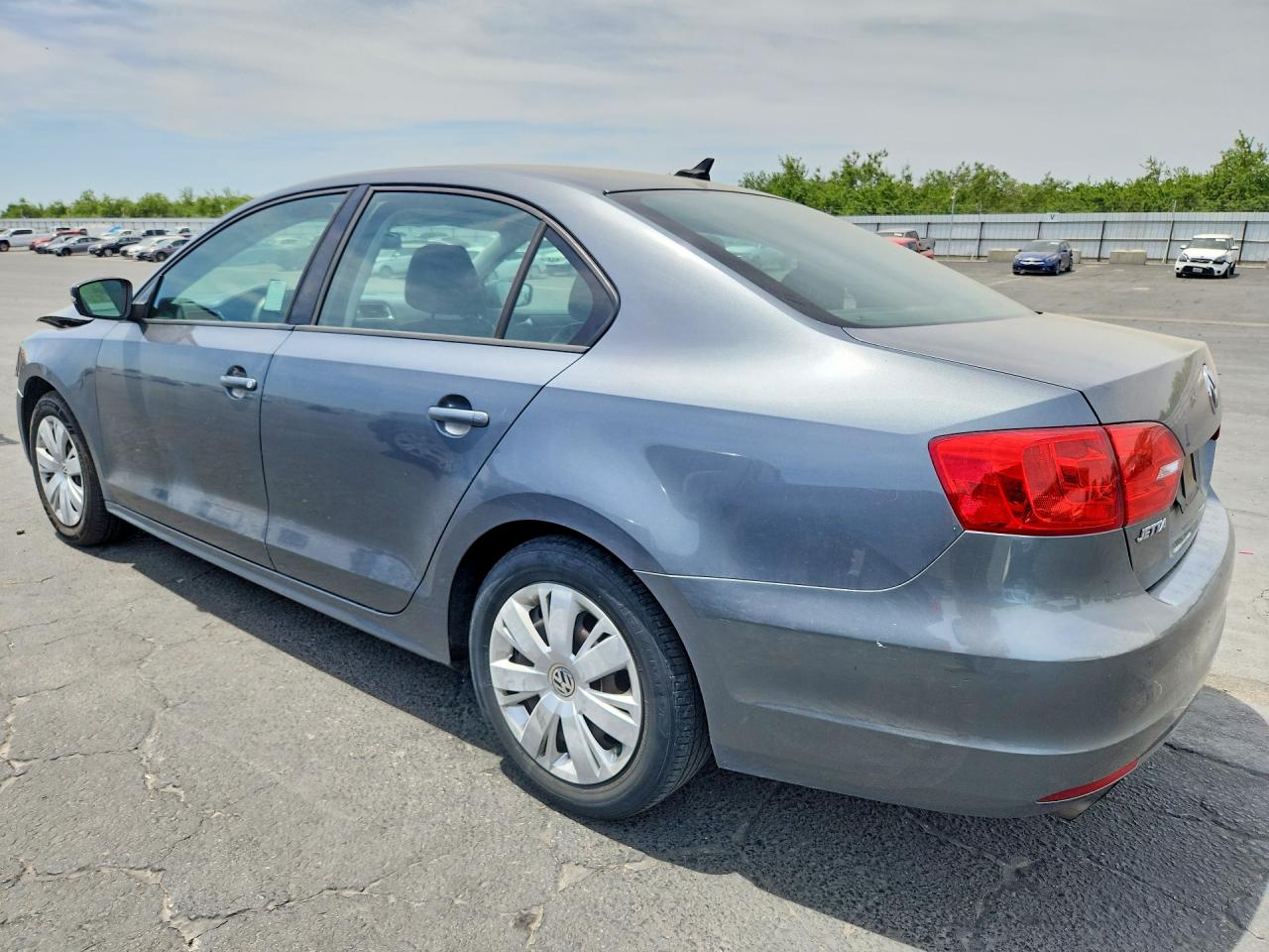 2014 Volkswagen Jetta Se Gray vin: 3VWD17AJ5EM249927