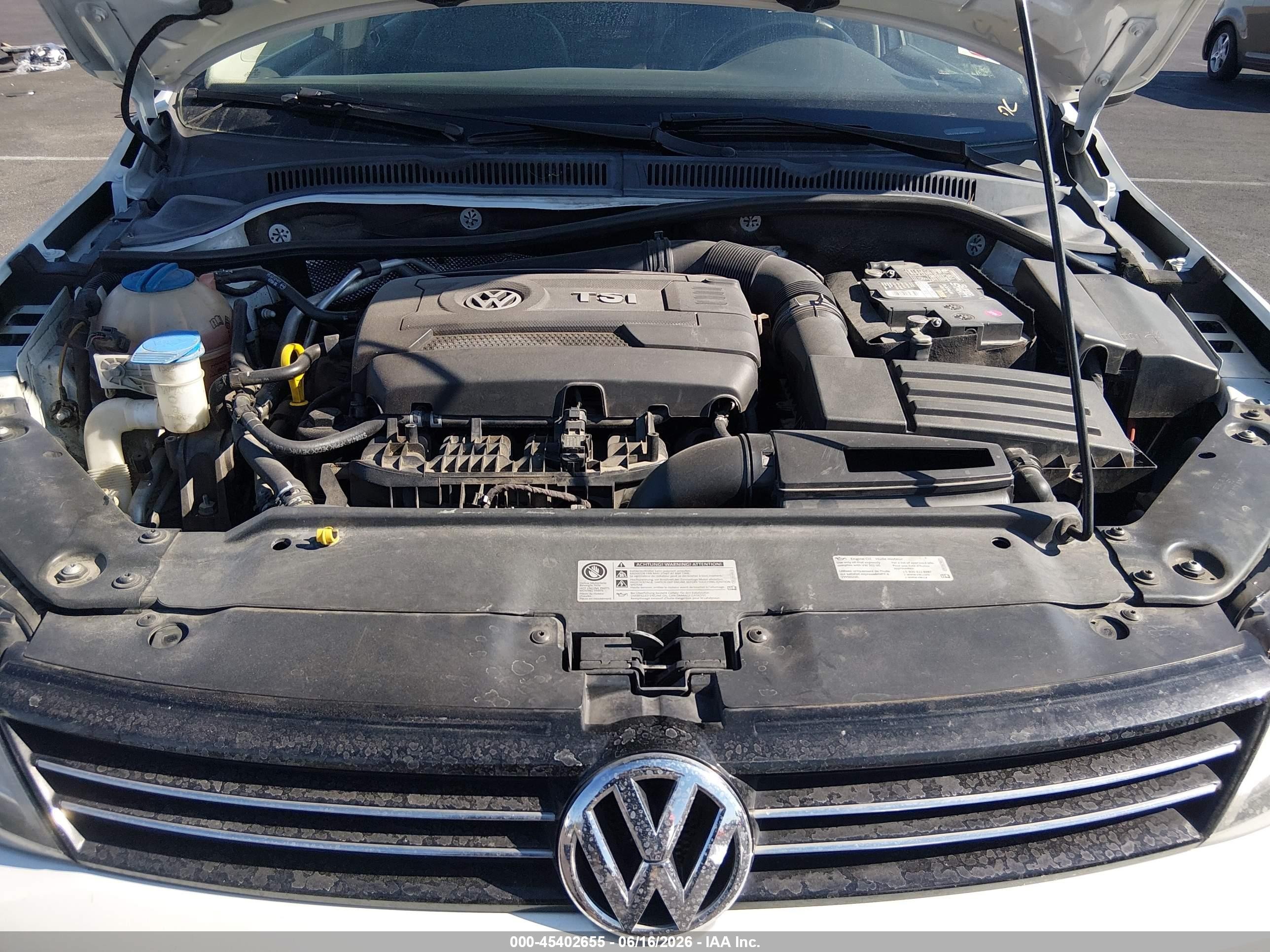 2014 Volkswagen Jetta 1.8t Se White vin: 3VWD17AJ5EM266114