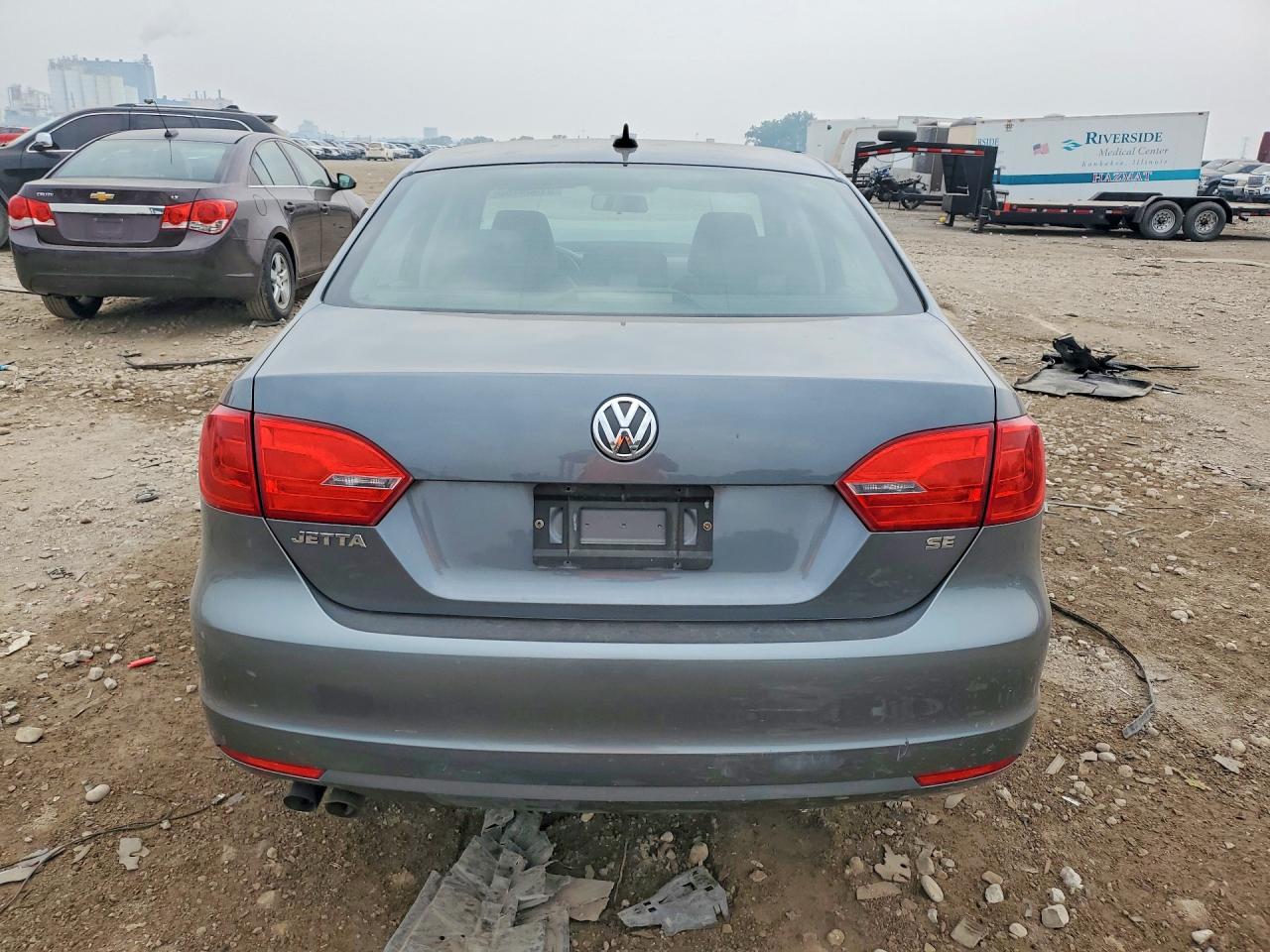 2014 Volkswagen Jetta Se Gray vin: 3VWD17AJ5EM283723