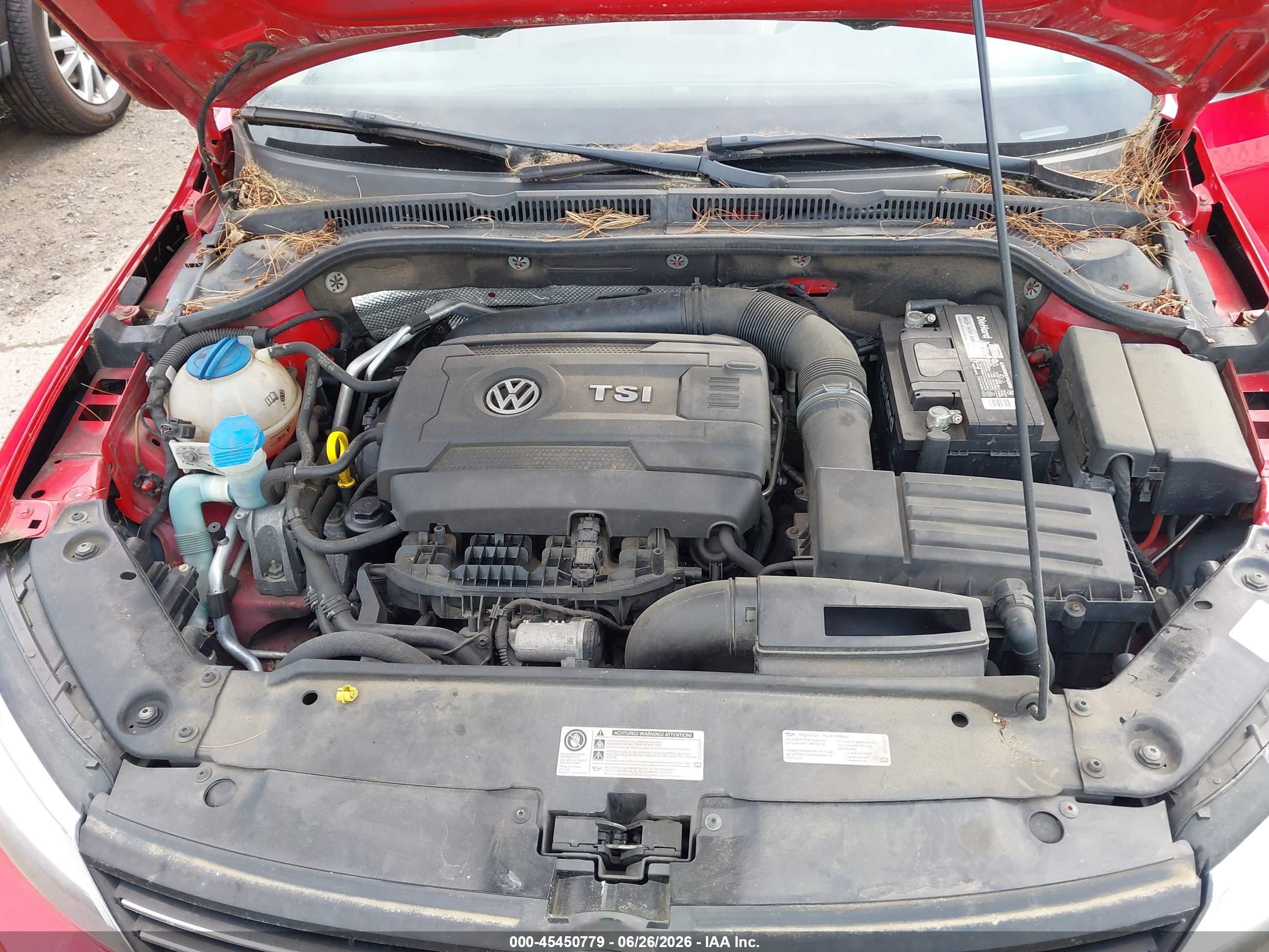 2014 Volkswagen Jetta 1.8t Se Red vin: 3VWD17AJ5EM294186