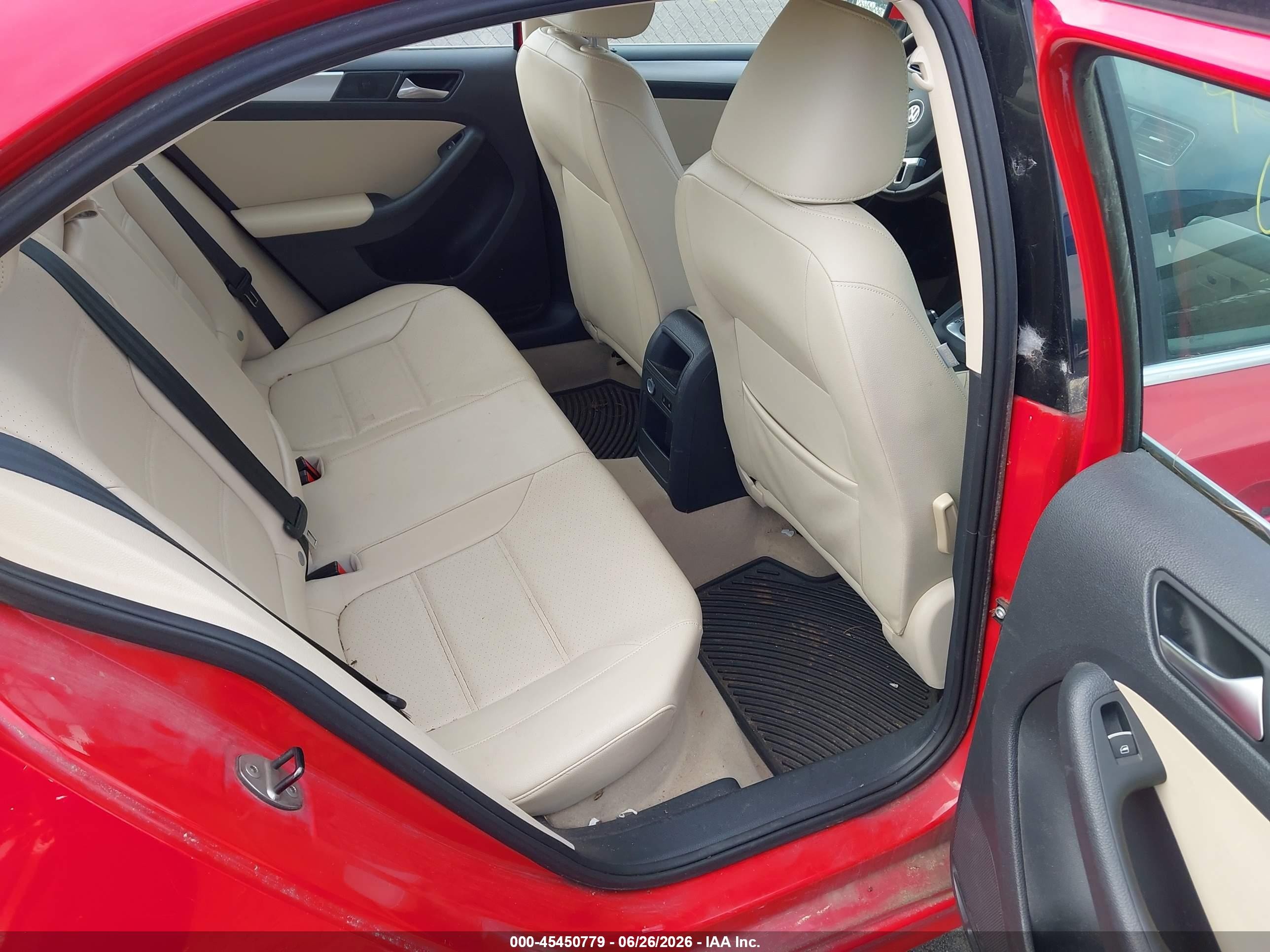 2014 Volkswagen Jetta 1.8t Se Red vin: 3VWD17AJ5EM294186