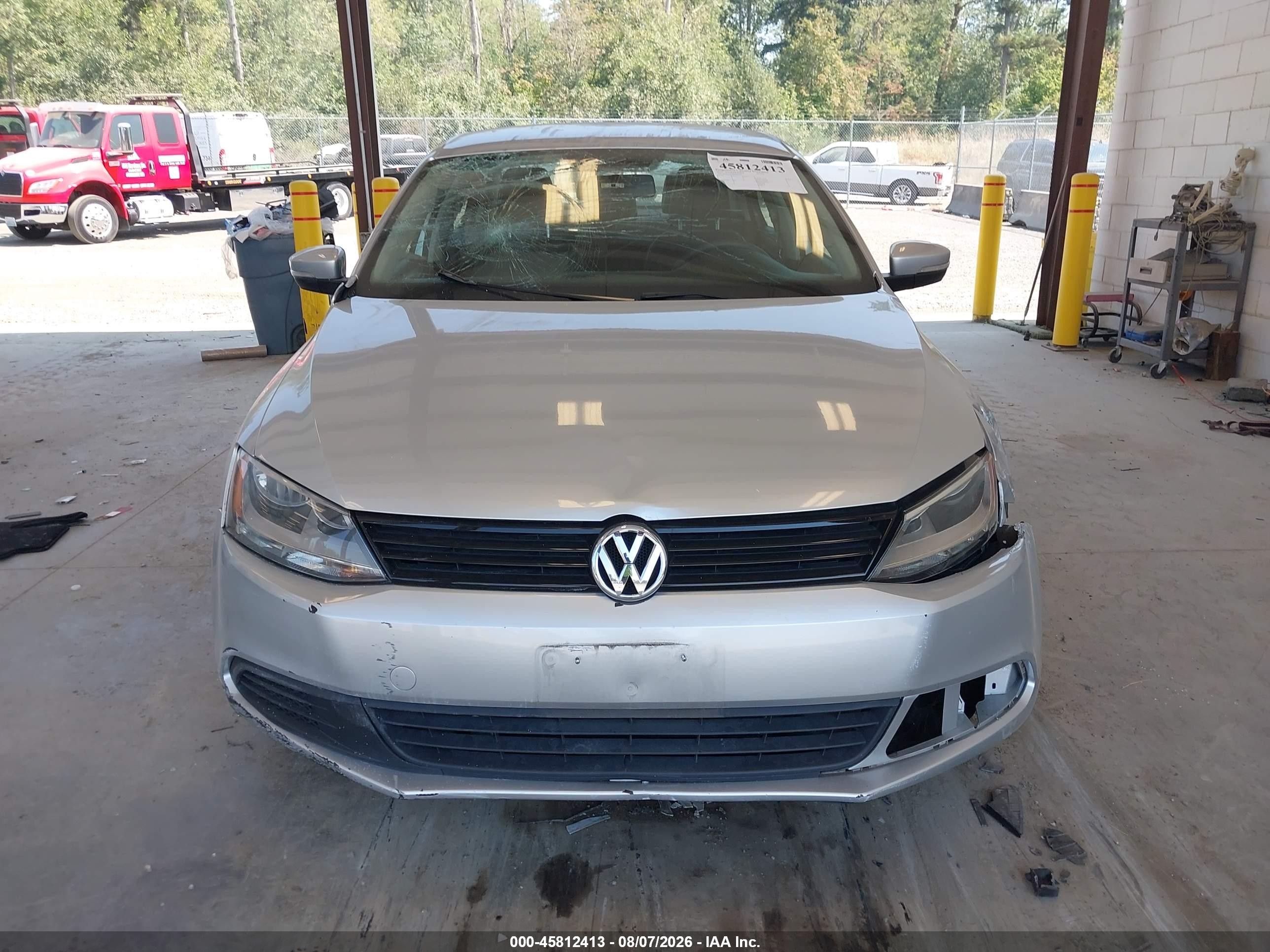 2014 Volkswagen Jetta 1.8t Se Silver vin: 3VWD17AJ5EM297699