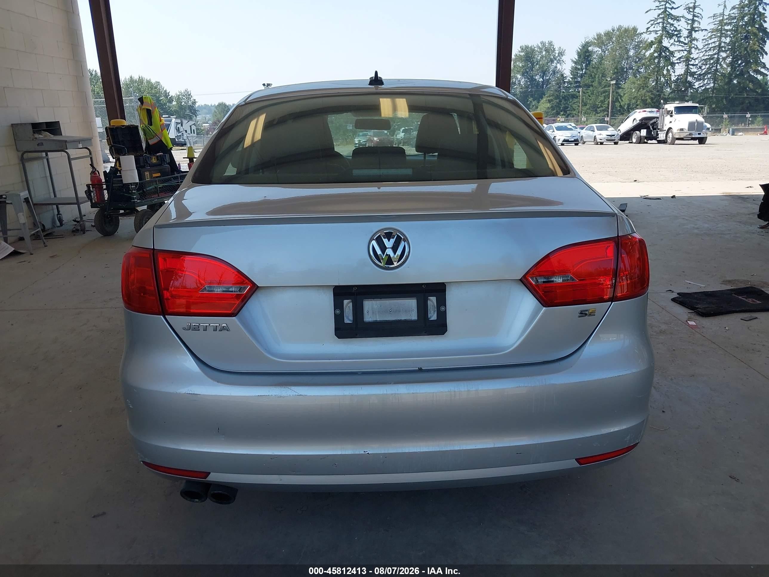 2014 Volkswagen Jetta 1.8t Se Silver vin: 3VWD17AJ5EM297699