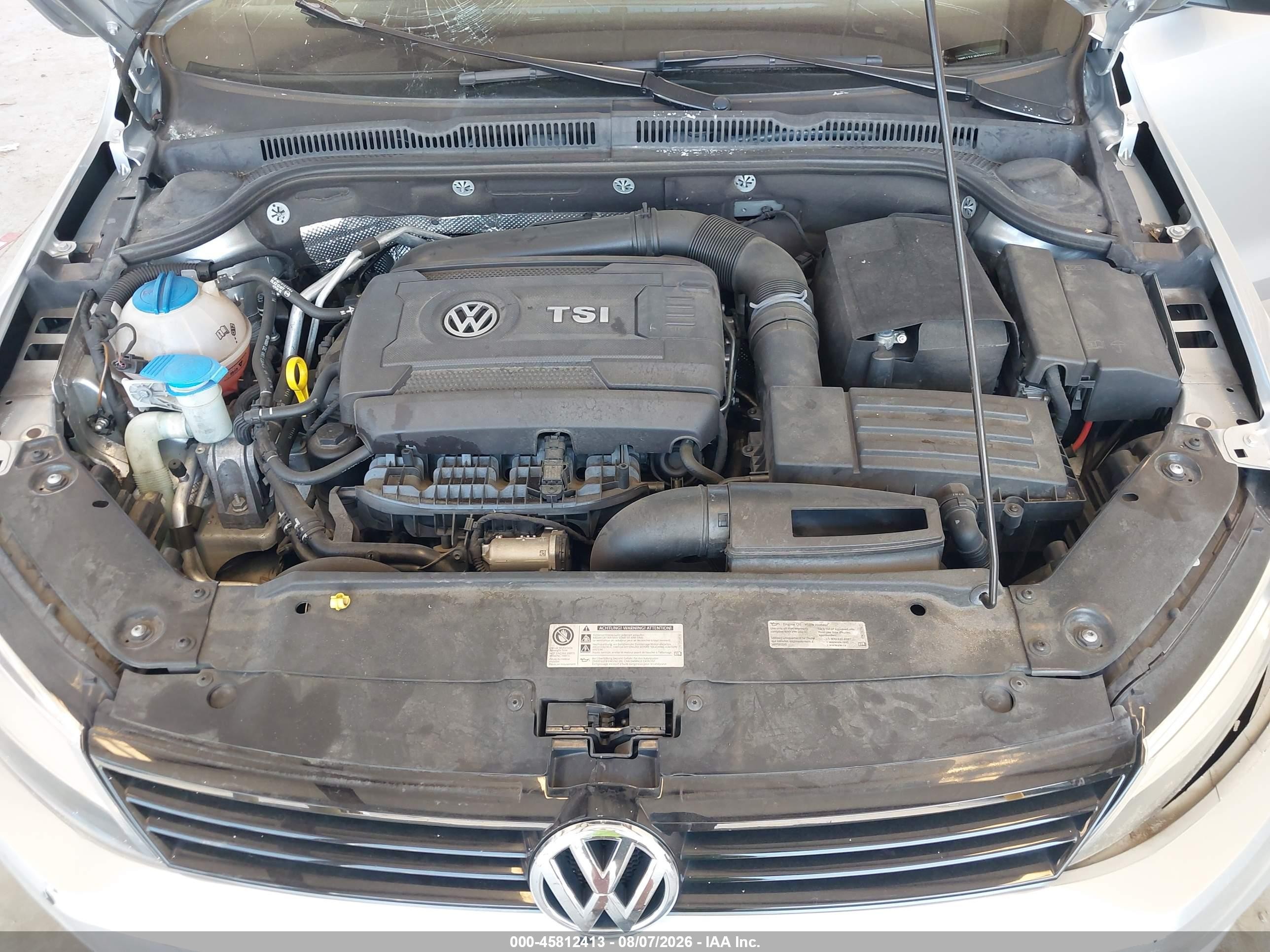 2014 Volkswagen Jetta 1.8t Se Silver vin: 3VWD17AJ5EM297699