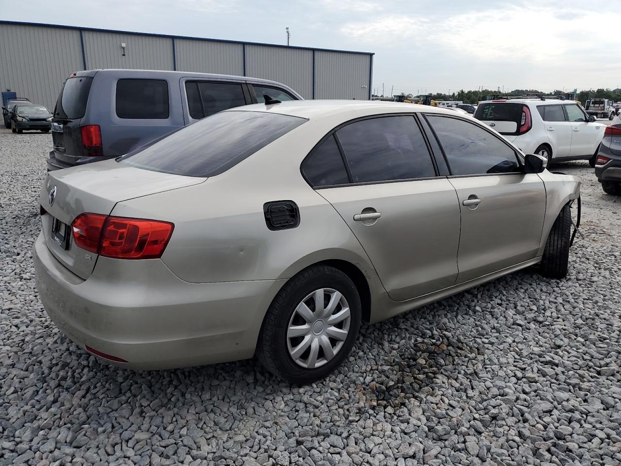 2014 Volkswagen Jetta Se Beige vin: 3VWD17AJ5EM312279
