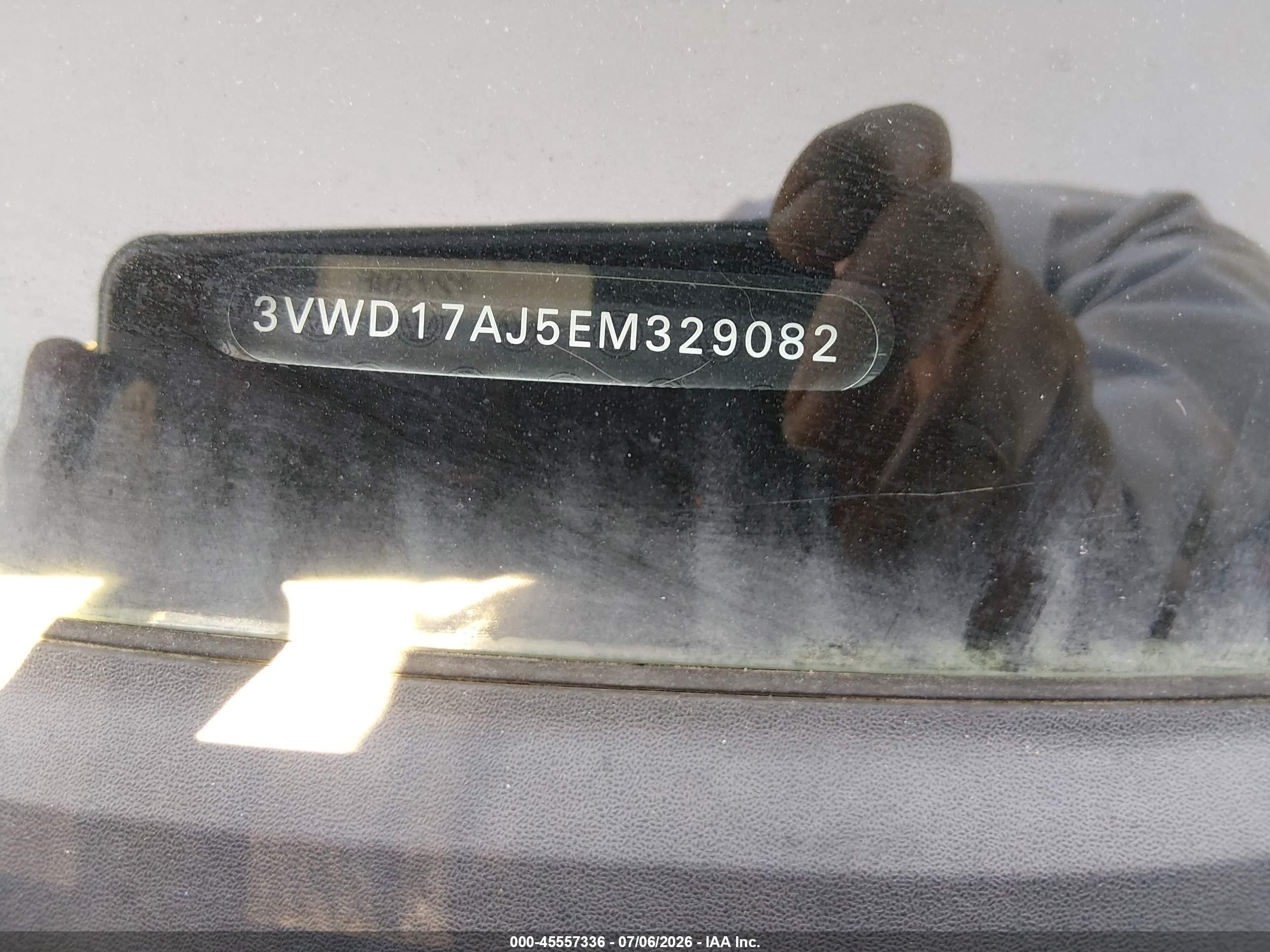 2014 Volkswagen Jetta 1.8t Se Gray vin: 3VWD17AJ5EM329082