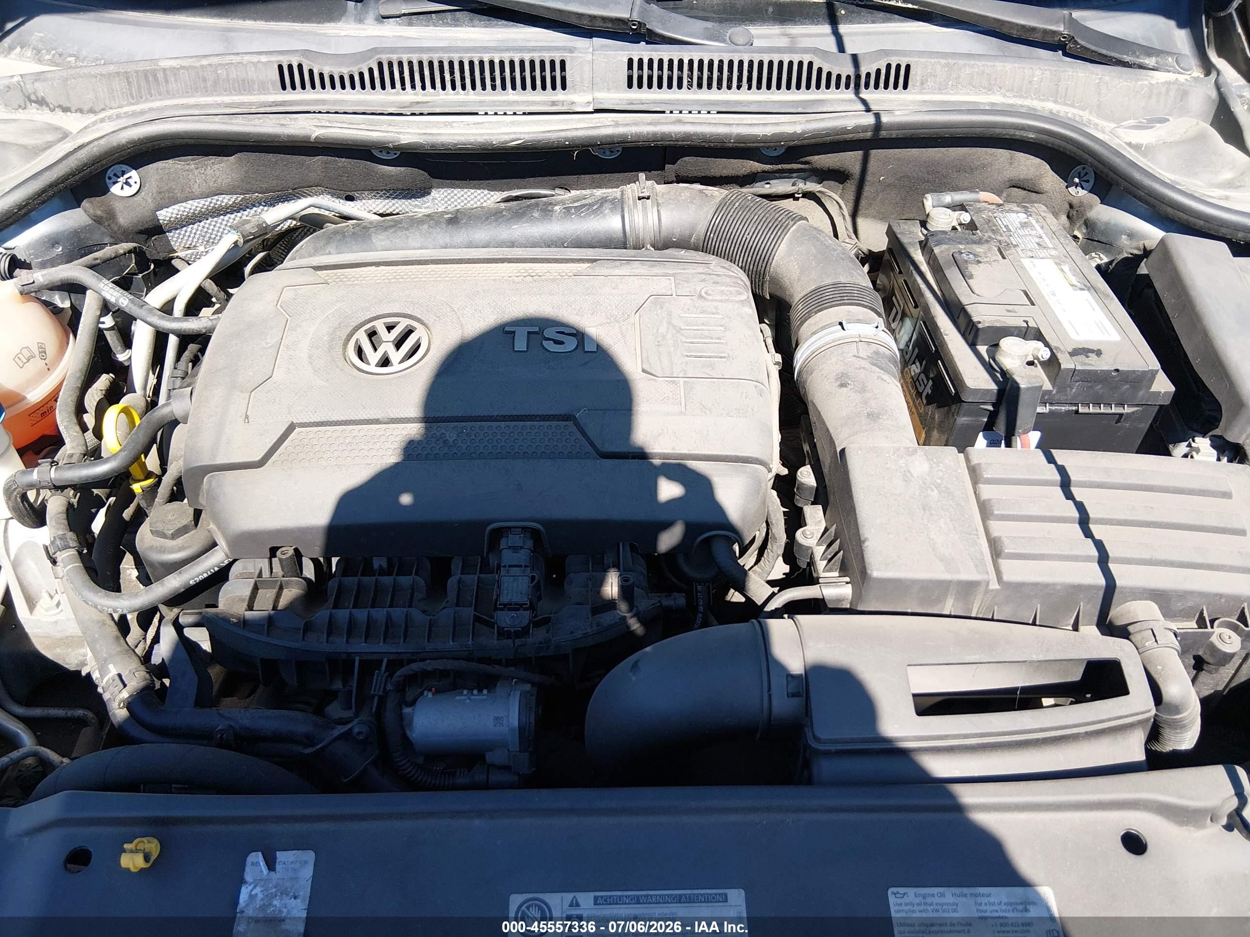 2014 Volkswagen Jetta 1.8t Se Gray vin: 3VWD17AJ5EM329082