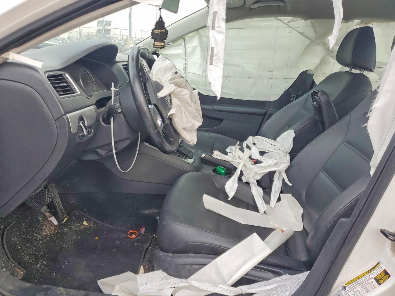 2014 Volkswagen Jetta Se White vin: 3VWD17AJ5EM369050