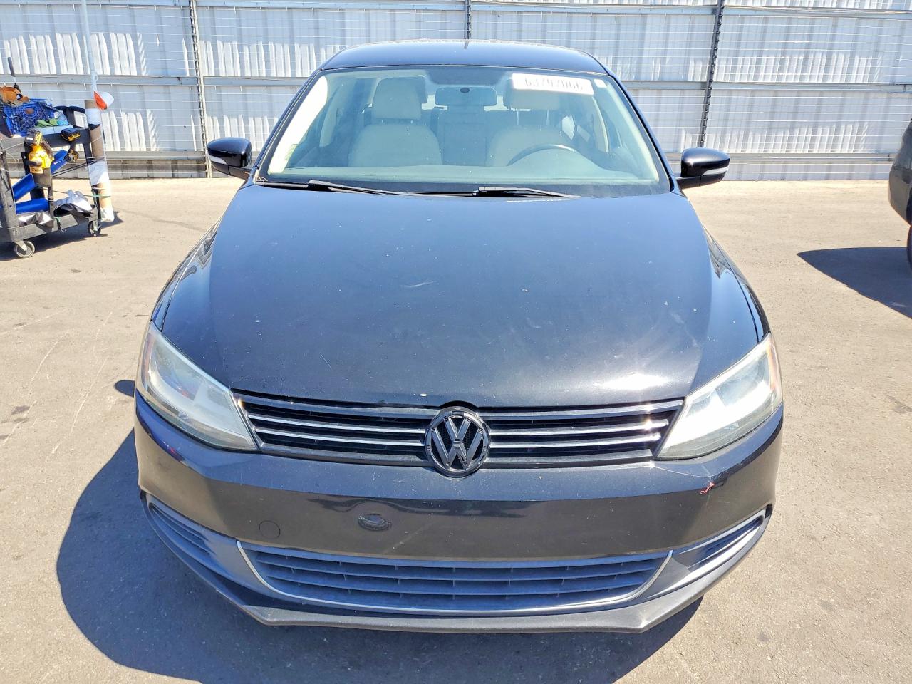 2014 Volkswagen Jetta Se Black vin: 3VWD17AJ5EM370313