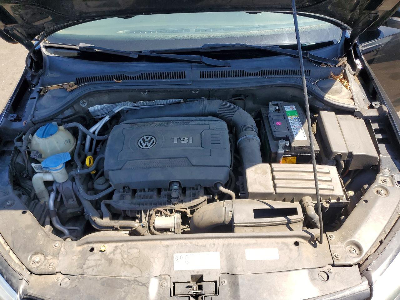 2014 Volkswagen Jetta Se Black vin: 3VWD17AJ5EM370313
